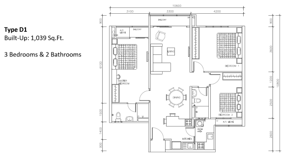 Berlian 2 Residence Type D1