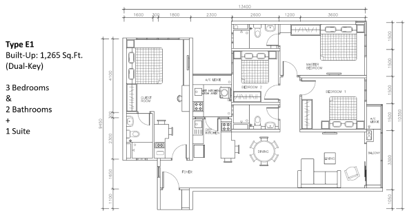 Berlian 2 Residence Type E1