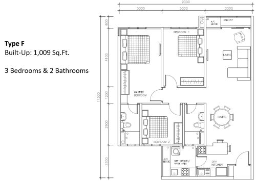 Berlian 2 Residence Type F