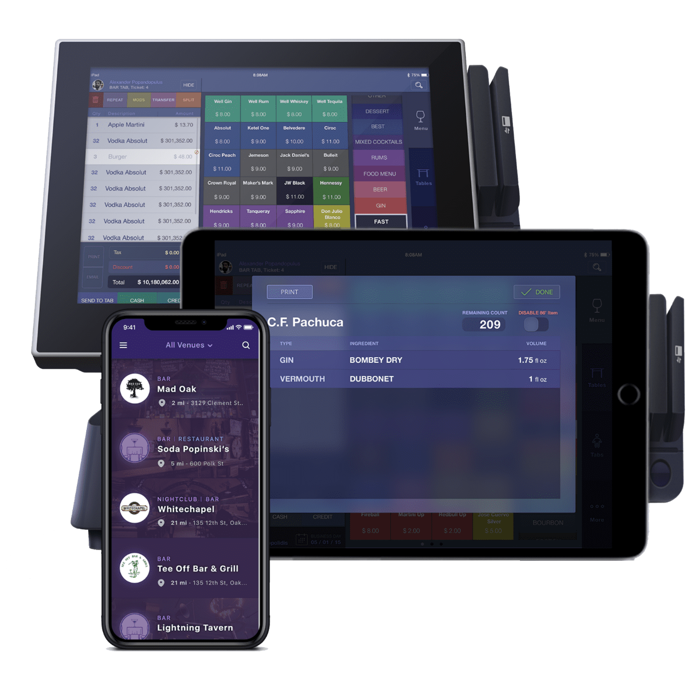 SmartTab point of sale system