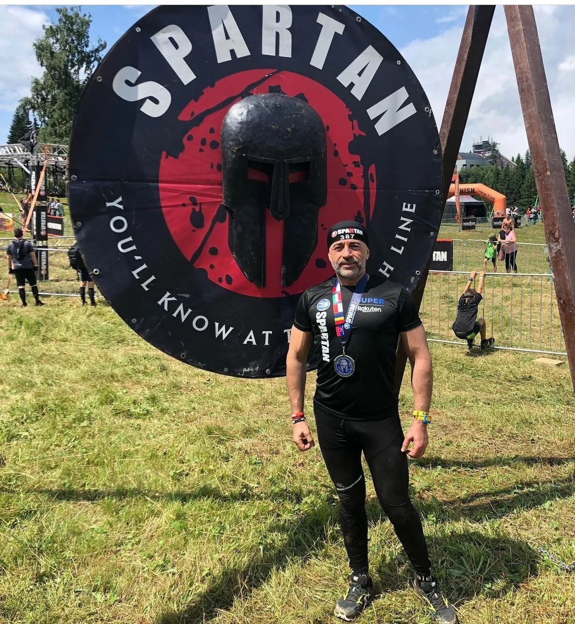 Ioan Cuciula la o cursă Spartan