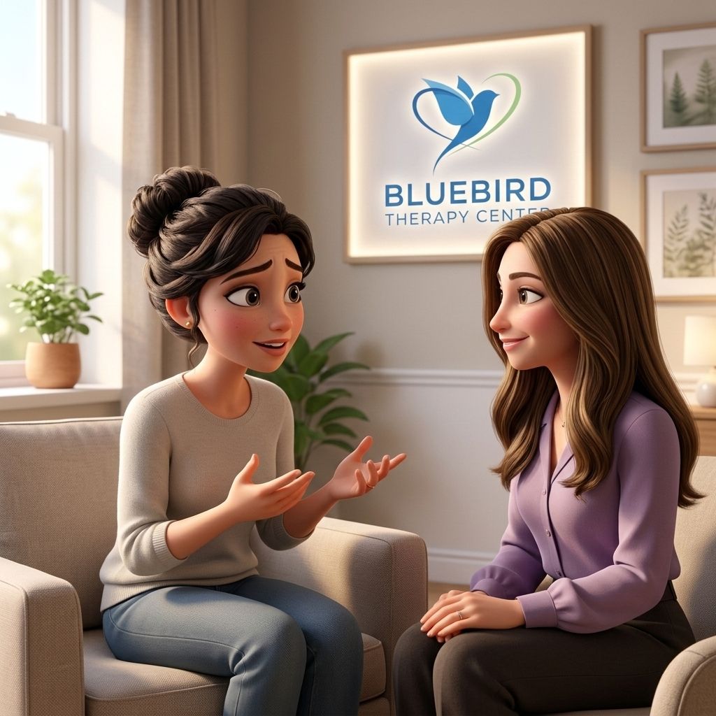 Therapy at Bluebird Therapy center in Bergen county