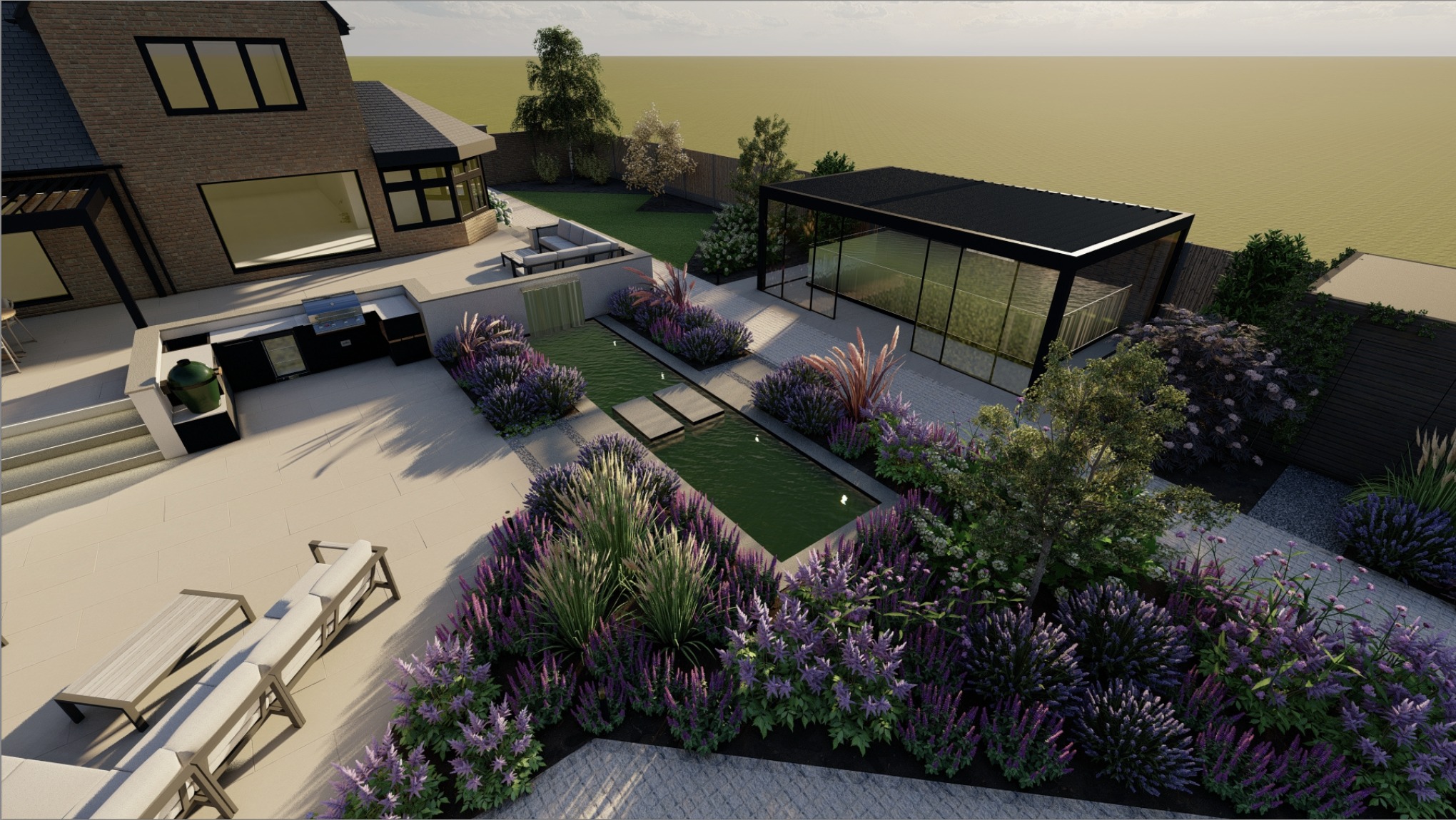 Warwickshire landscaping project