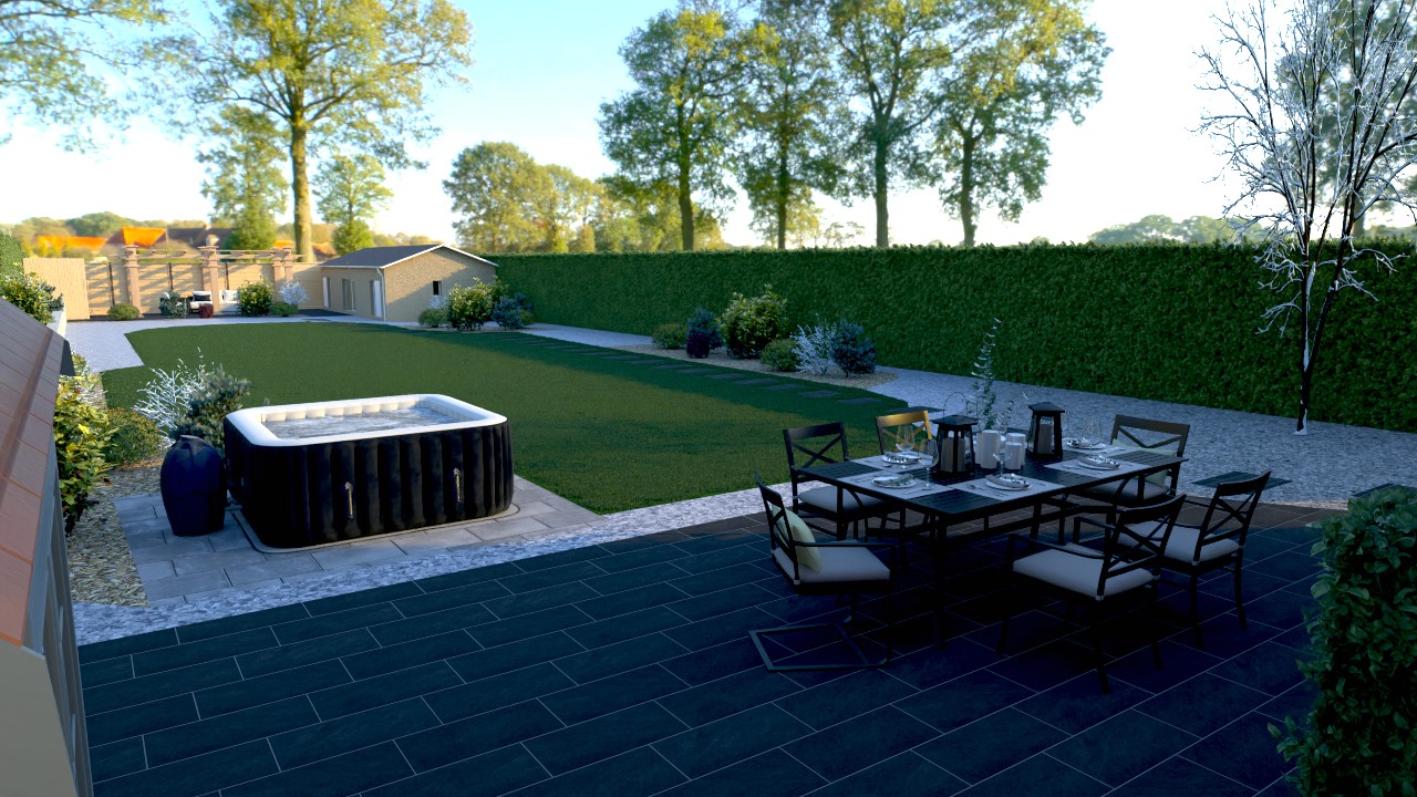 Berkshire landscaping project