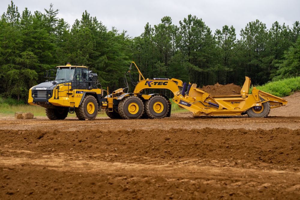 Komatsu approves the K-Tec 1237 ADT scraper on its new HM460-6
