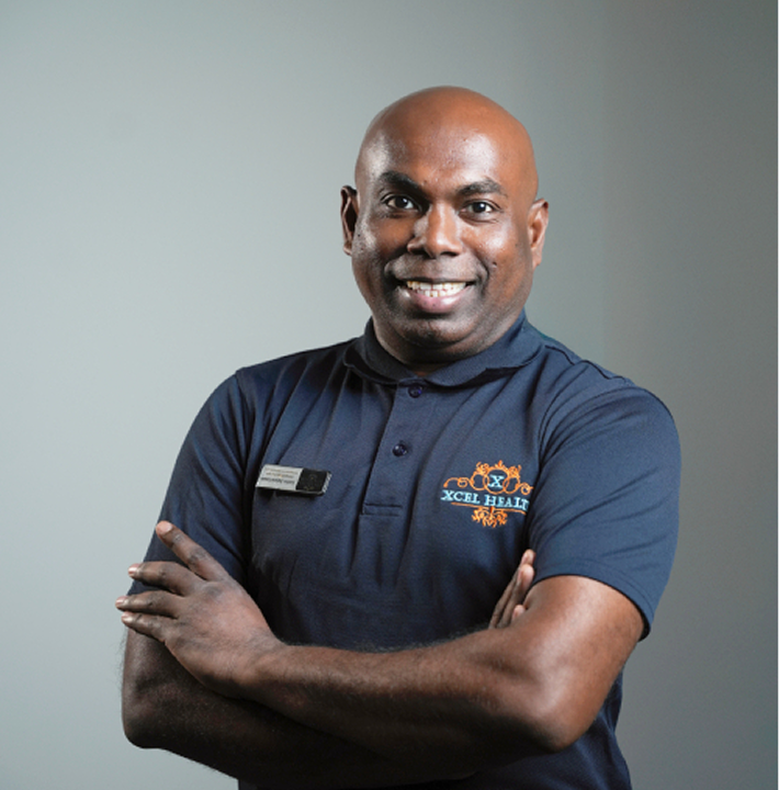 Xavier Rajarathnam, Principal Physiotherapist and Co-Founder of Xcel Health