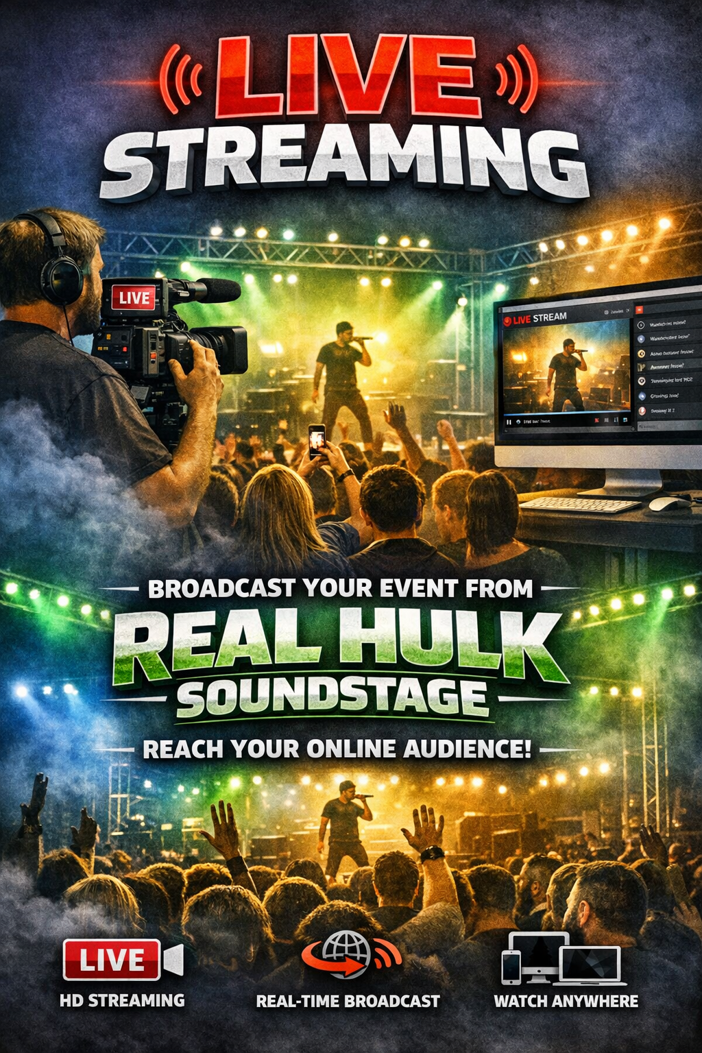 <h3>Live Streaming</h3>