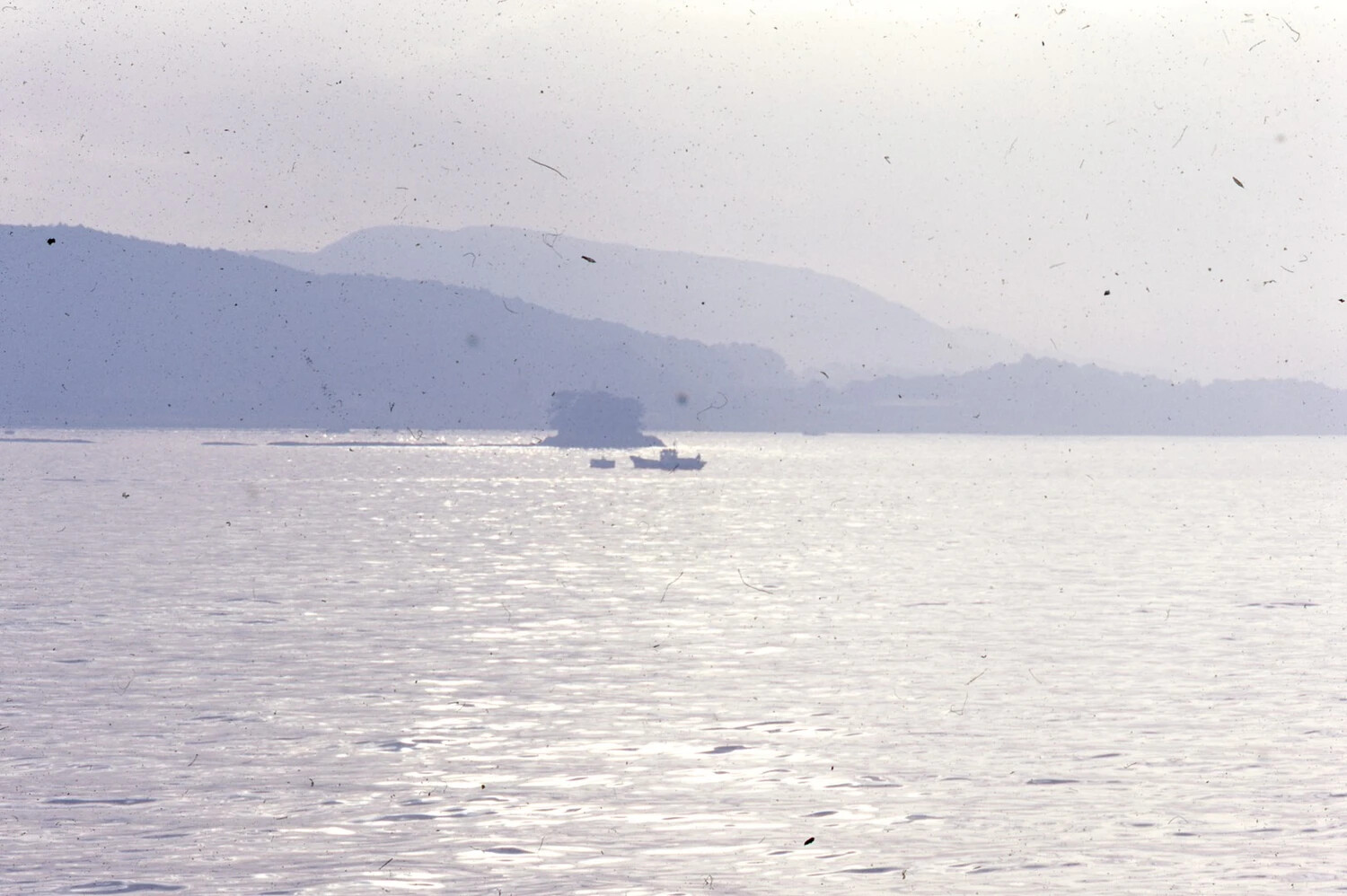 Coastal View with Fishing Boats, Vietnam Era, USS Ticonderoga Collection