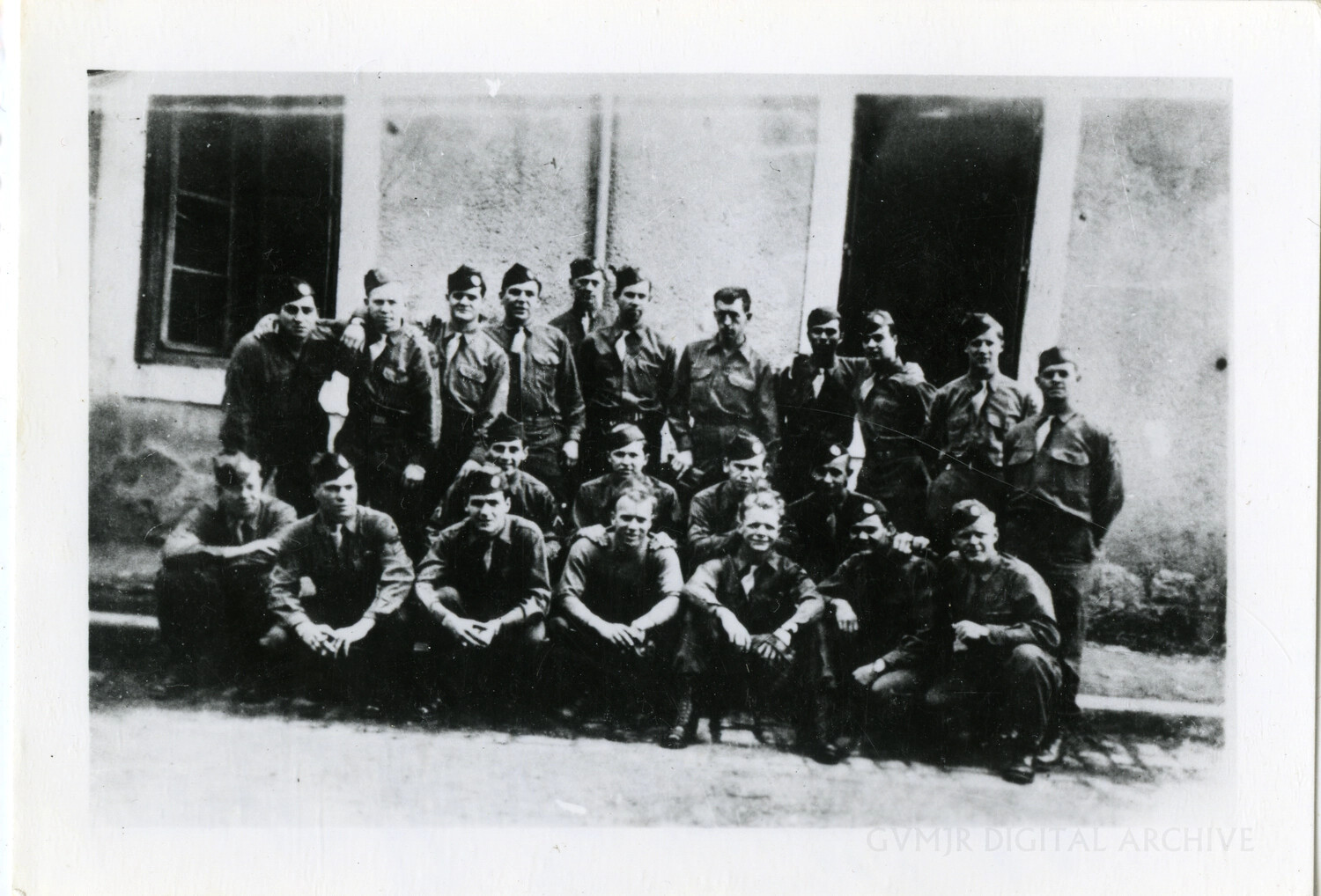 Group Portrait of Soldiers, Possibly 101st Airborne Division Personnel, WWII