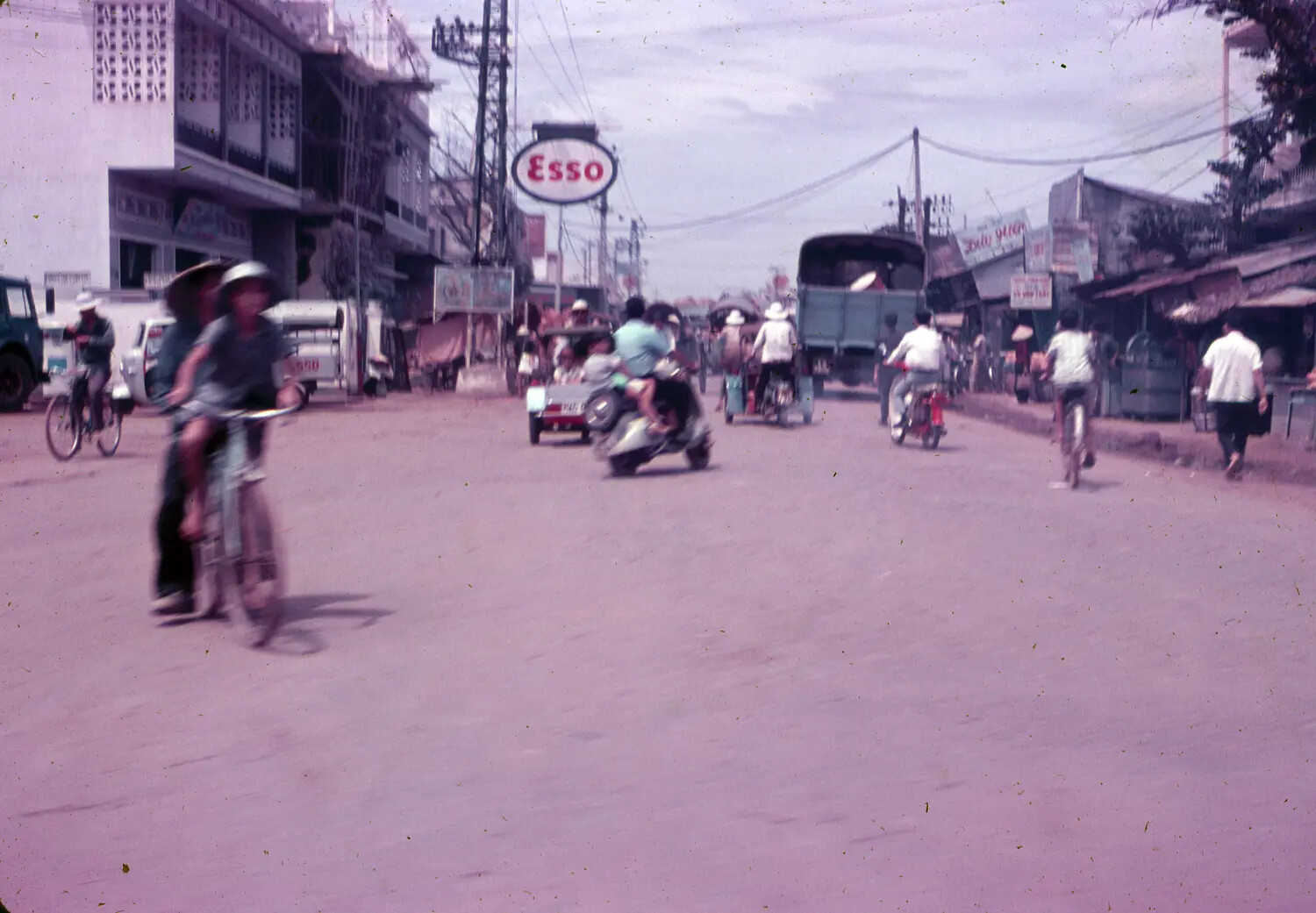 Street Scene in a South Vietnamese Town, 1965