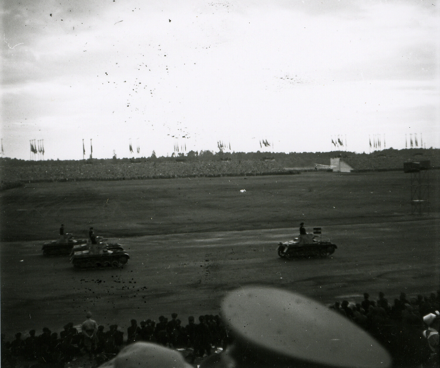 Panzer I Light Tanks on Parade Ground, Nuremberg Rally Grounds, Pre-WWII Germany