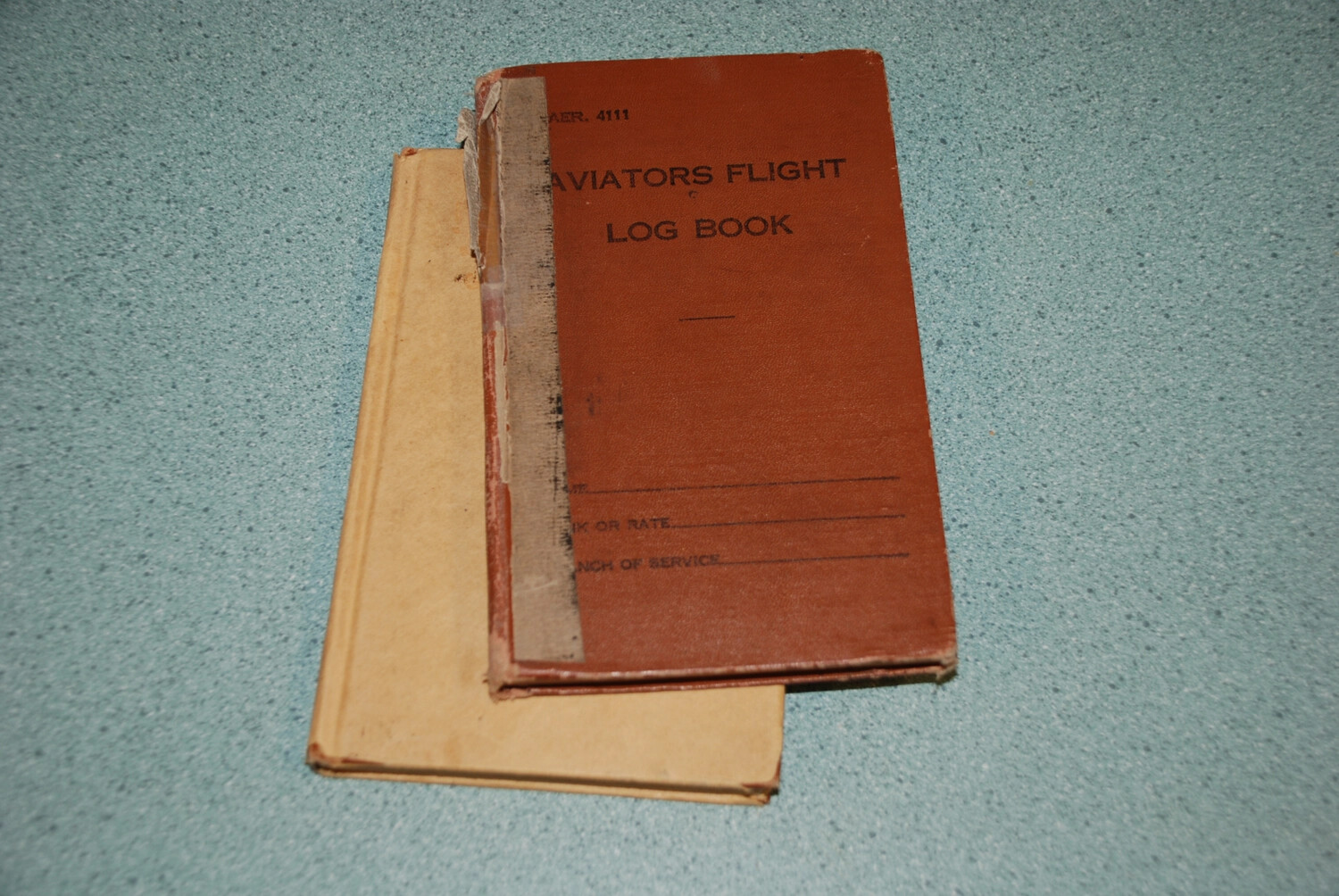Aviator's Flight Log Book (Form AER. 4111), Pat McAleer Collection