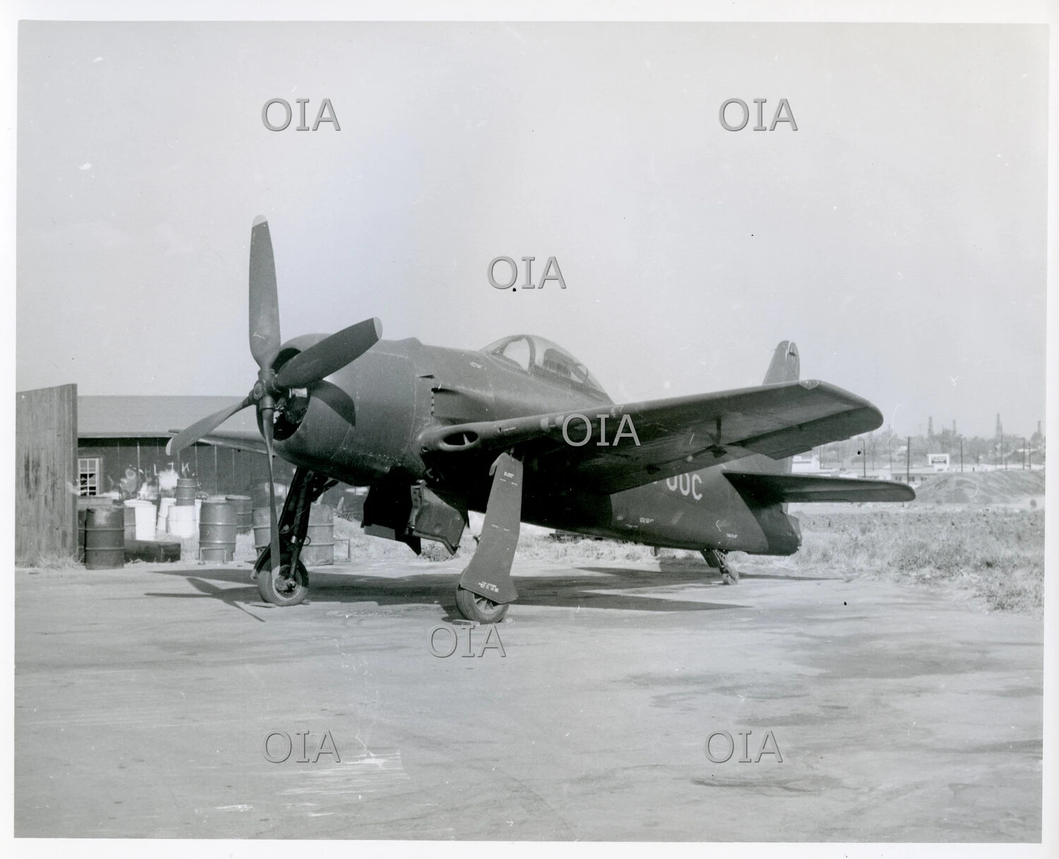 Grumman F8F-2P Bearcat, BuNo 121608 / Civil Registration N7700C, Ground View