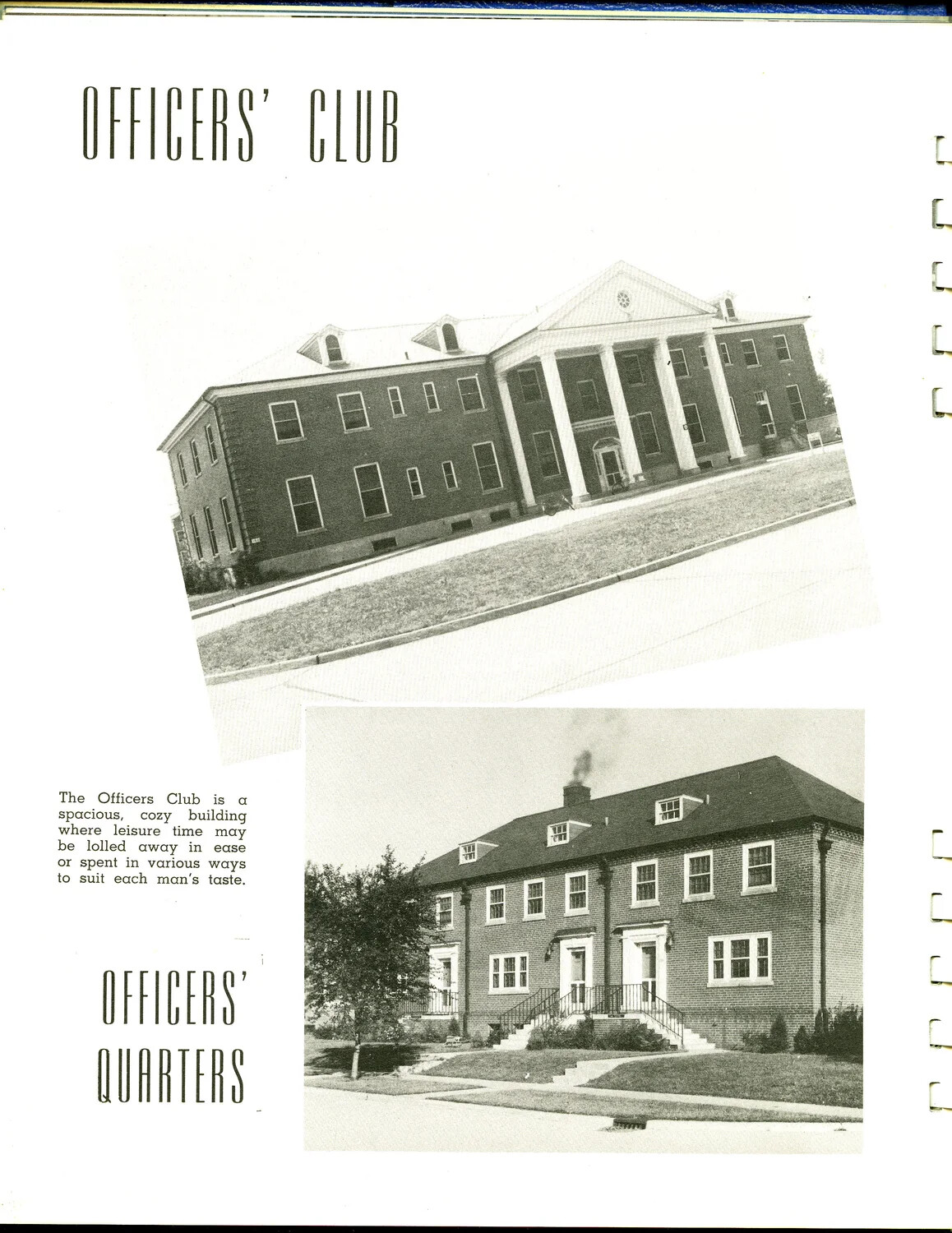 Officers' Club and Officers' Quarters — Scott Field, Illinois