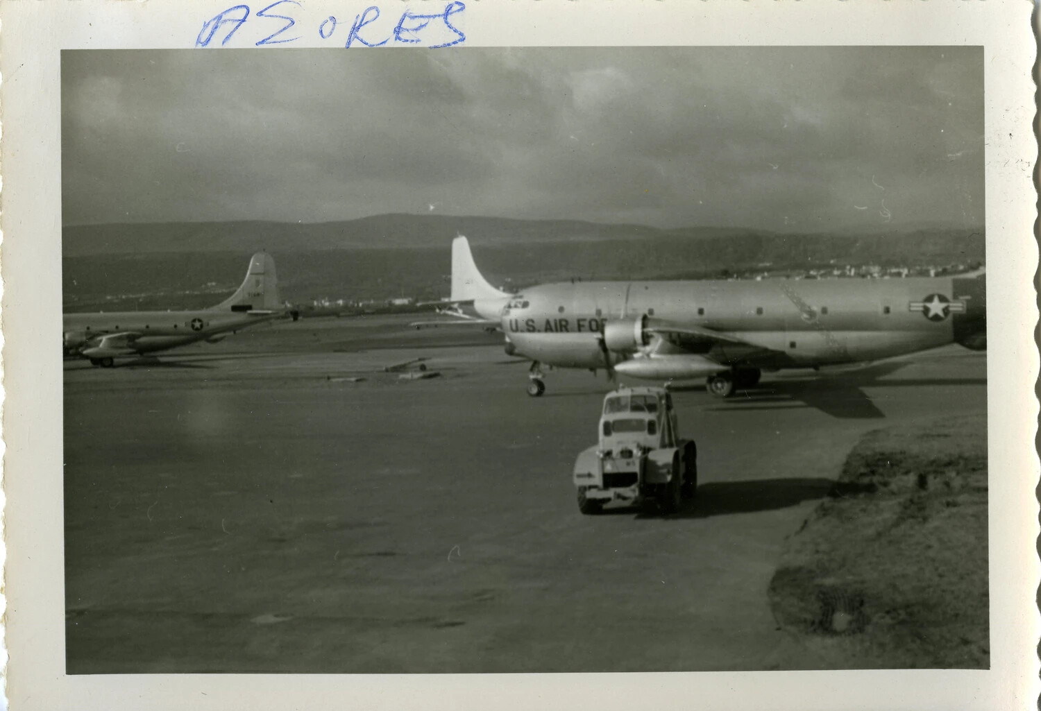 Boeing C-97/KC-97 Stratofreighter-Type Aircraft at Lajes Field, Azores