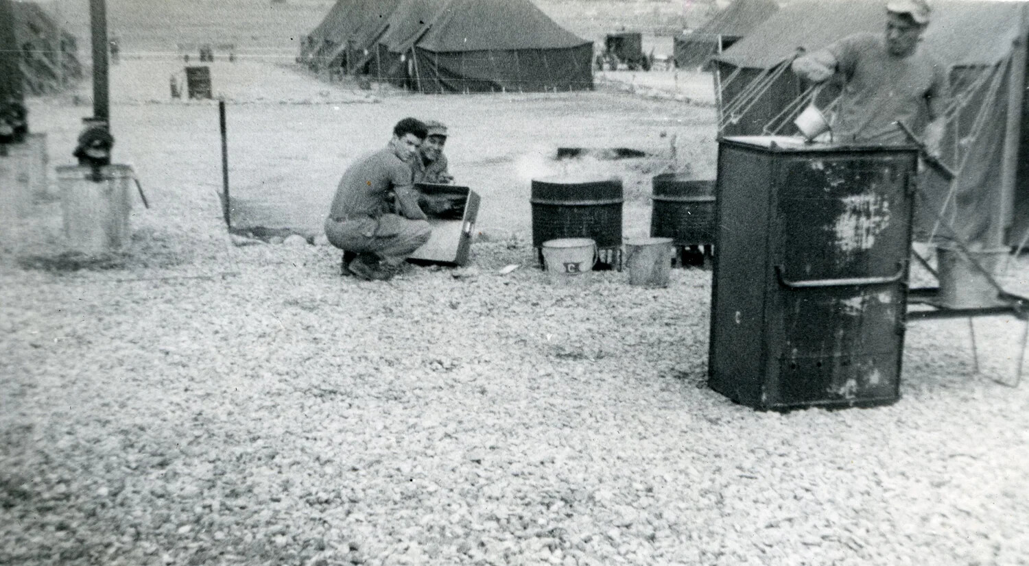 Field Camp Cooking Setup, VMF-214 Album