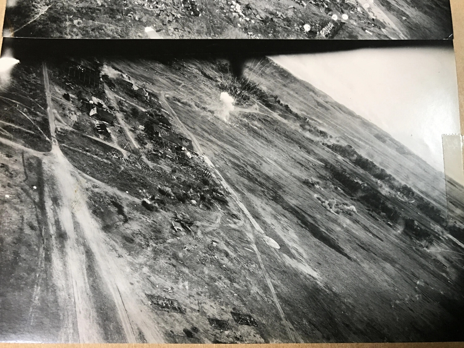 Full Album Scan: Bomb Detonation Over Japanese Airfield Facility