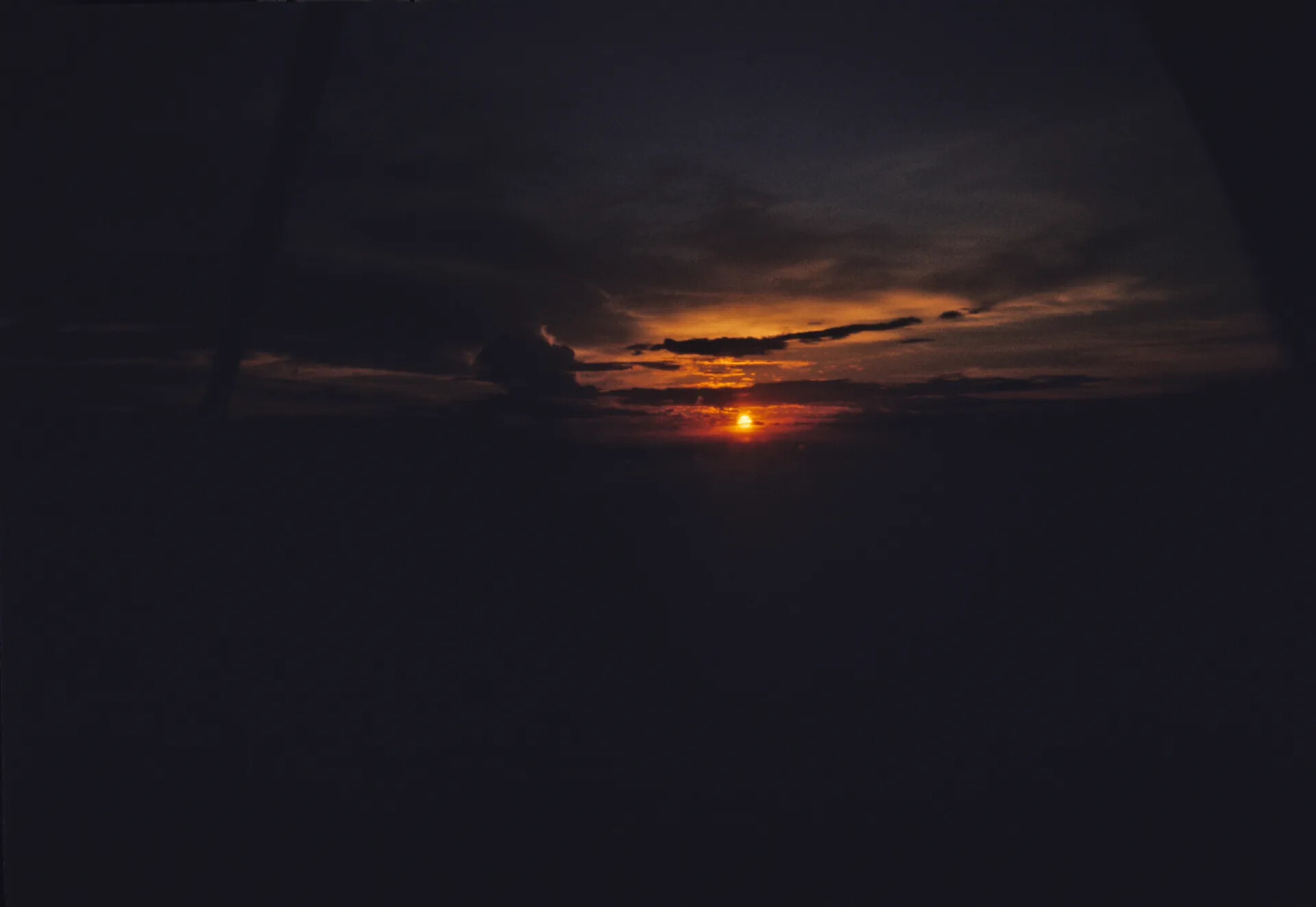 Sunset/Sunrise Sky Study, Don Engebretsen Vietnam-Era Slide Collection