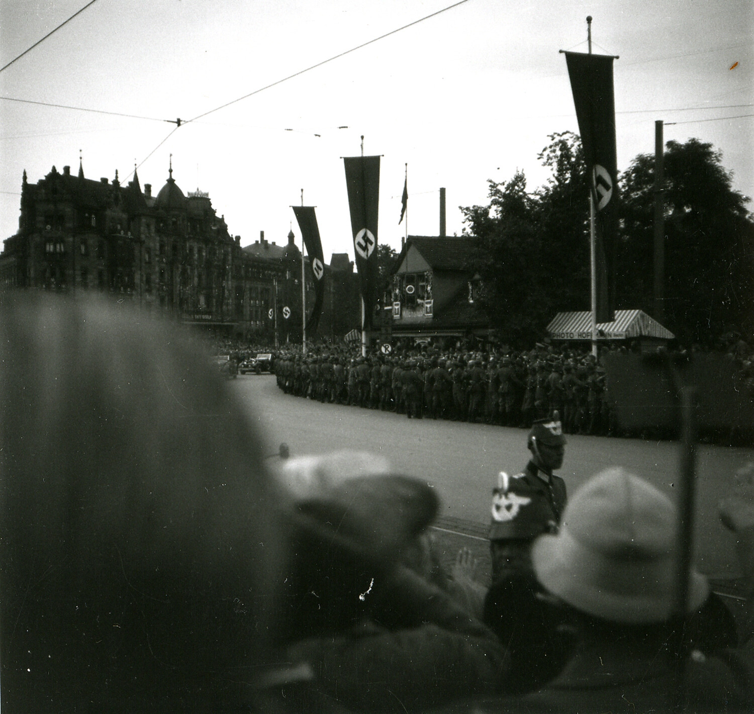 Nazi Party Rally or Military Parade, Nuremberg, Germany, 1930s