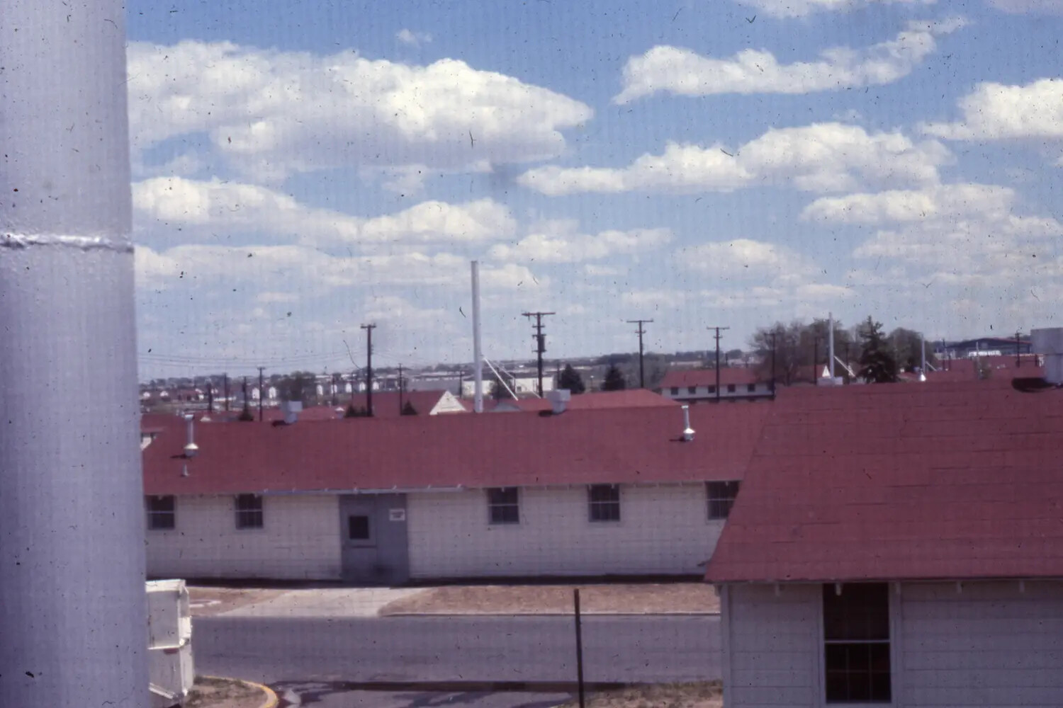 Wood-Frame Barracks at Stateside Naval or Military Installation, Vietnam War Era
