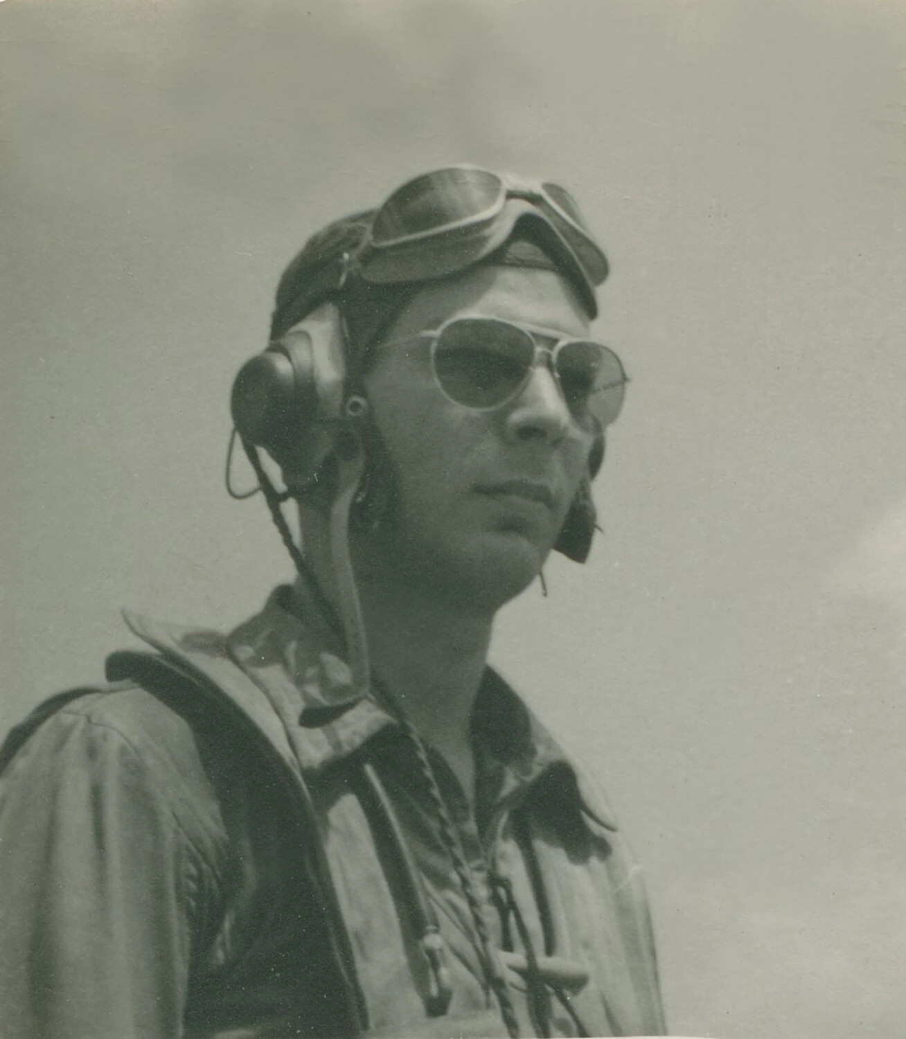 Portrait of an Army Air Forces Pilot in Flight Gear, WWII