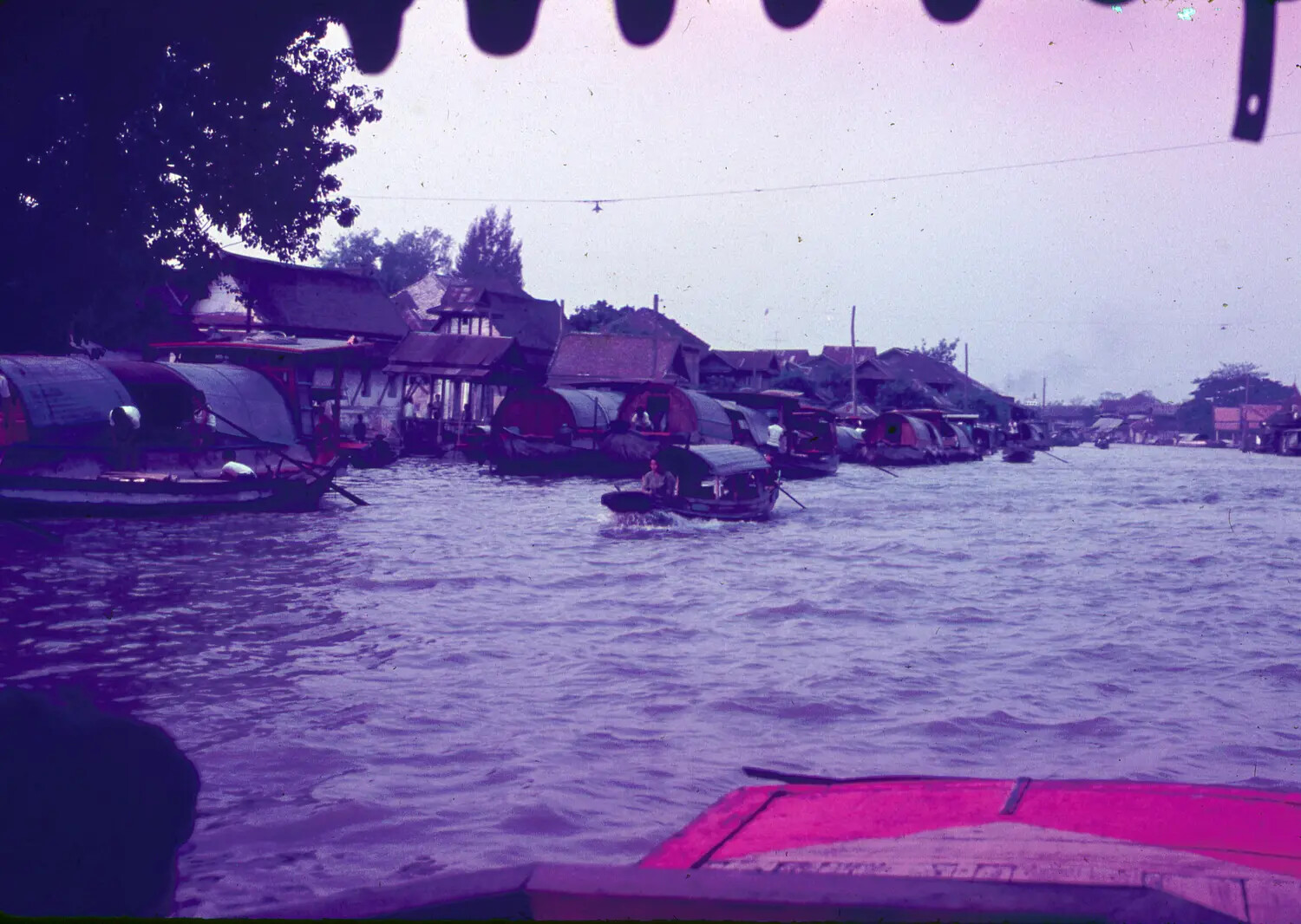 Vietnamese Canal Village Photographed from a Boat, Vicinity of Bien Hoa, South Vietnam, 1965 (3rd Tactical Fighter Wing Collection)