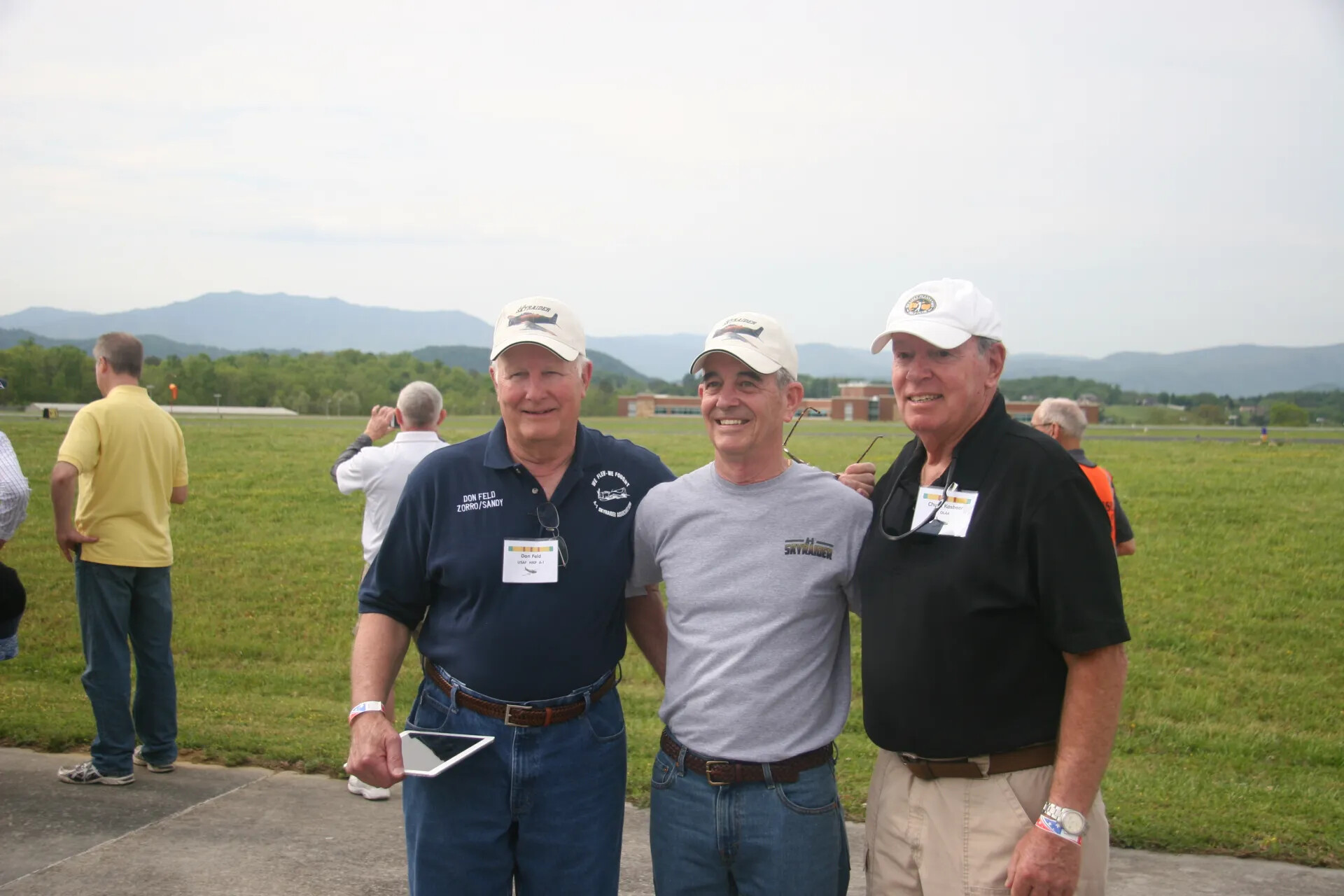 A-1 Skyraider Association Veterans at Reunion Event, Including Don Feld ('Zorro/Sandy')