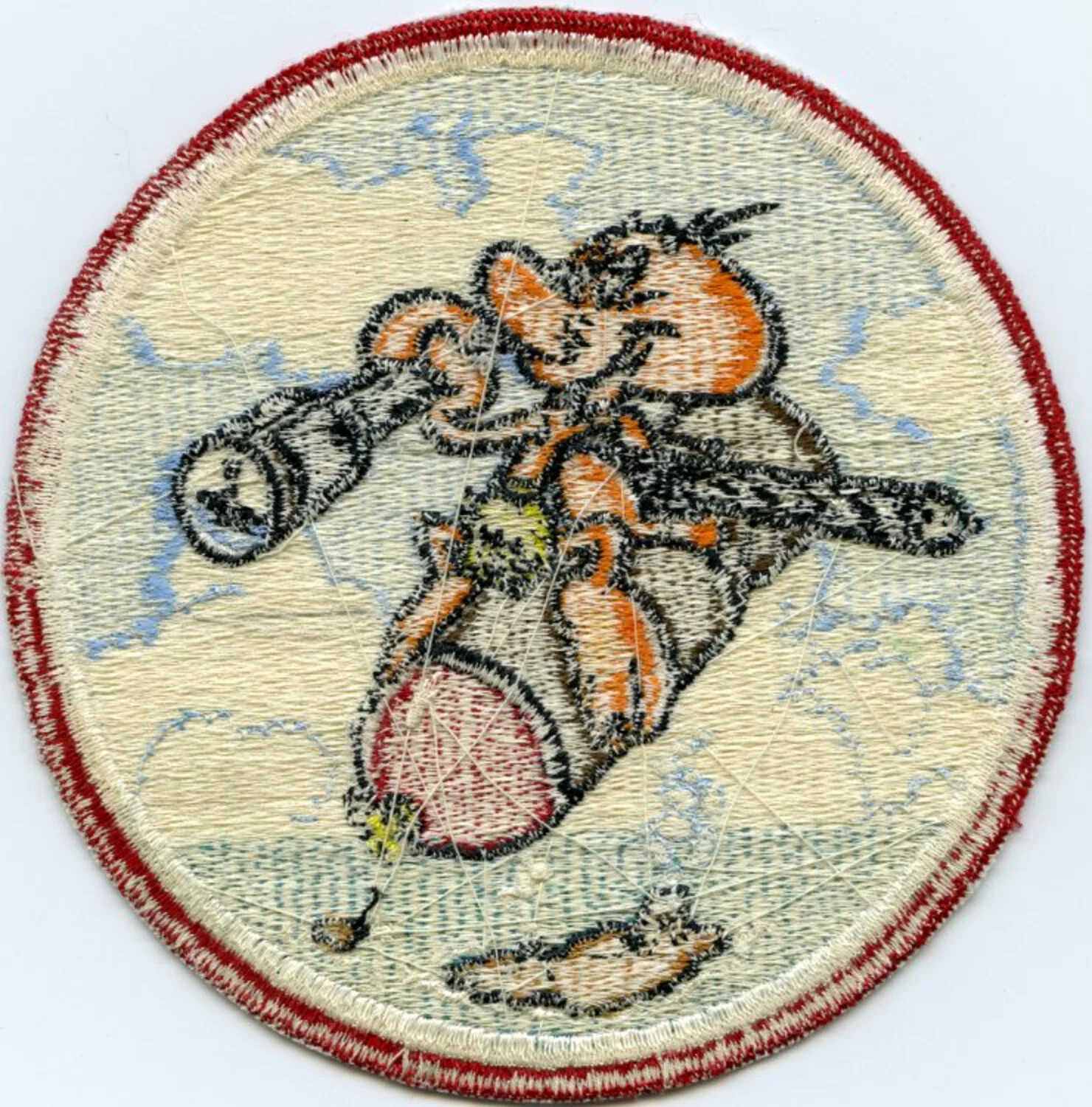 Embroidered U.S. Navy Squadron Patch, Korean War Era (Lt. Bancroft Collection)