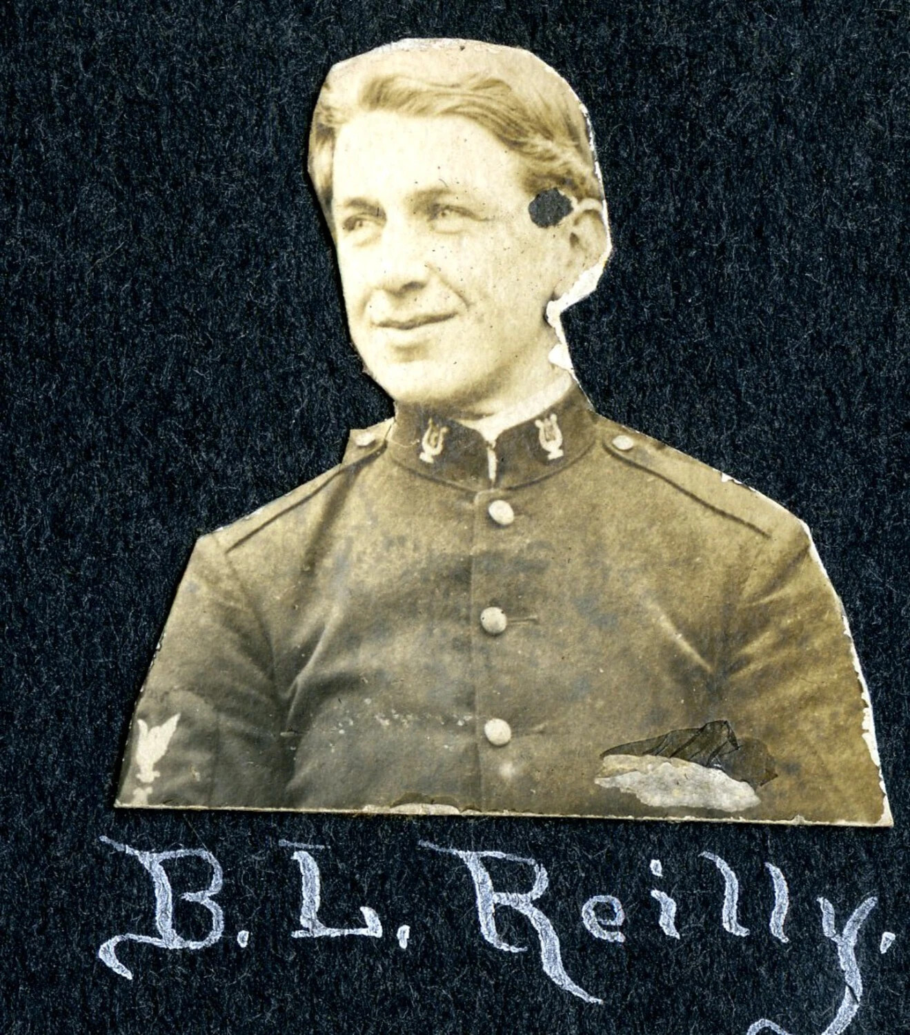 Portrait of Musician B.L. Reilly, USS Columbia's Band