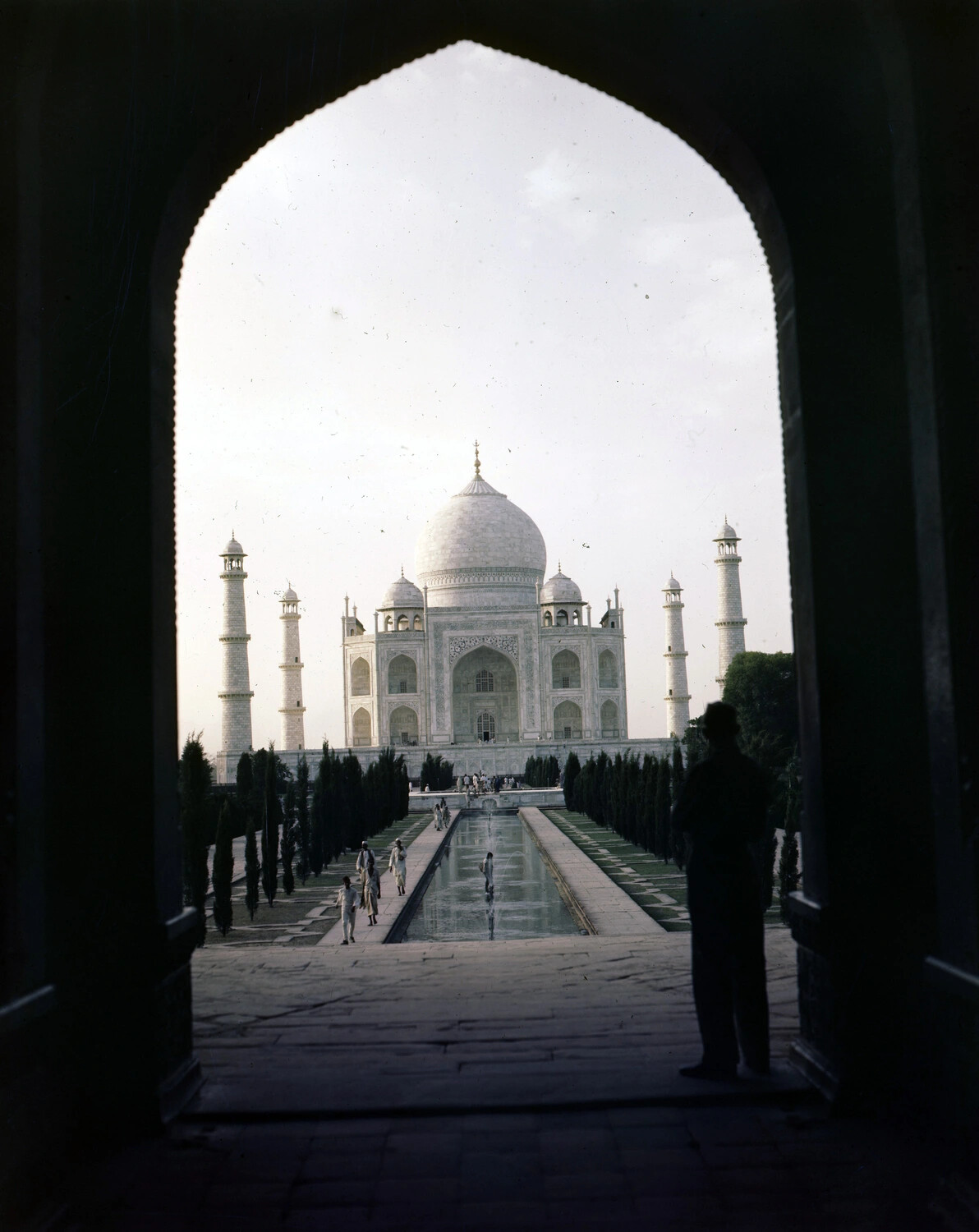 The Taj Mahal Viewed Through the Great Gate, Agra, India — WWII CBI Theater Collection