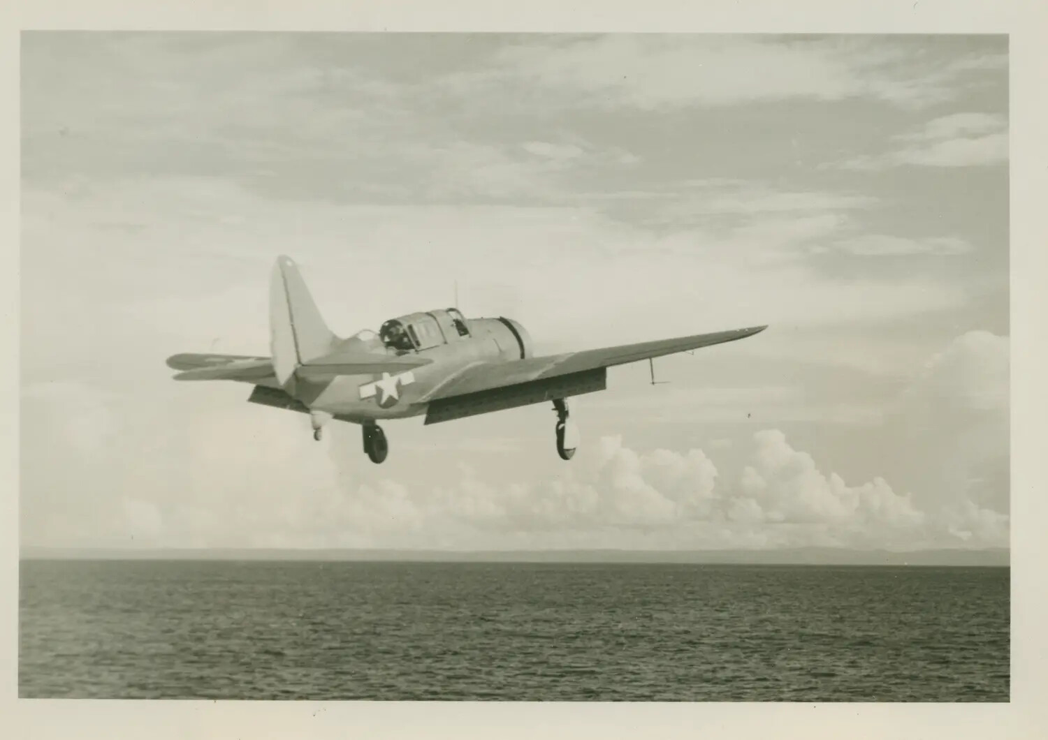TBM/TBF Avenger Torpedo Bomber on Landing Approach, USS Petrof Bay (CVE-80) Collection