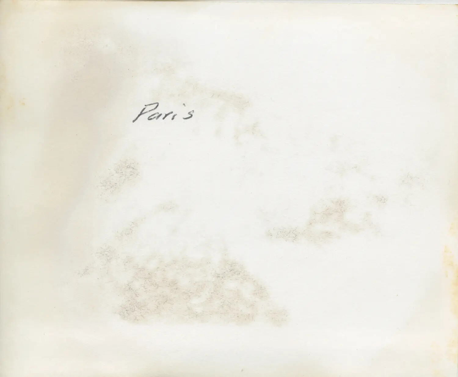 Archival Caption Card: 'Paris'