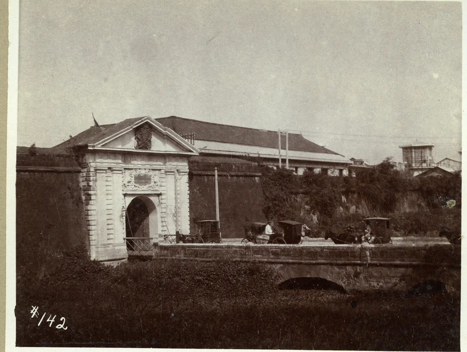 Gate of Intramuros, the Walled City of Manila, Philippines, c. 1898-1900