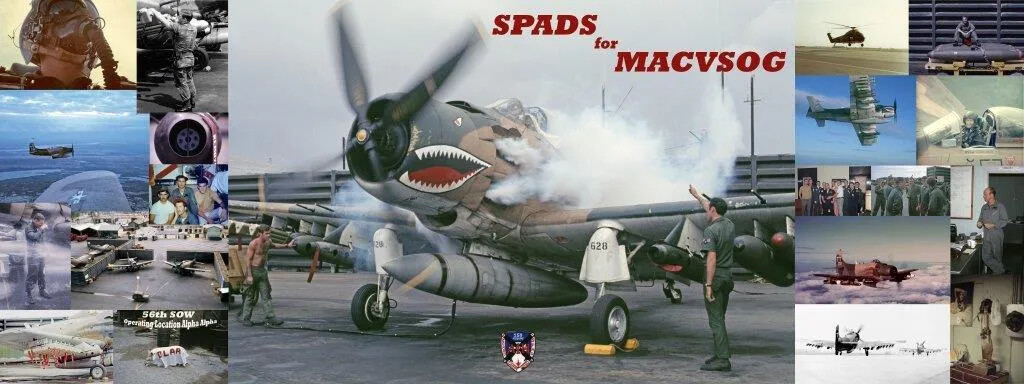 'SPADS for MACVSOG' Commemorative Photo Collage Banner, SOAR Reunion