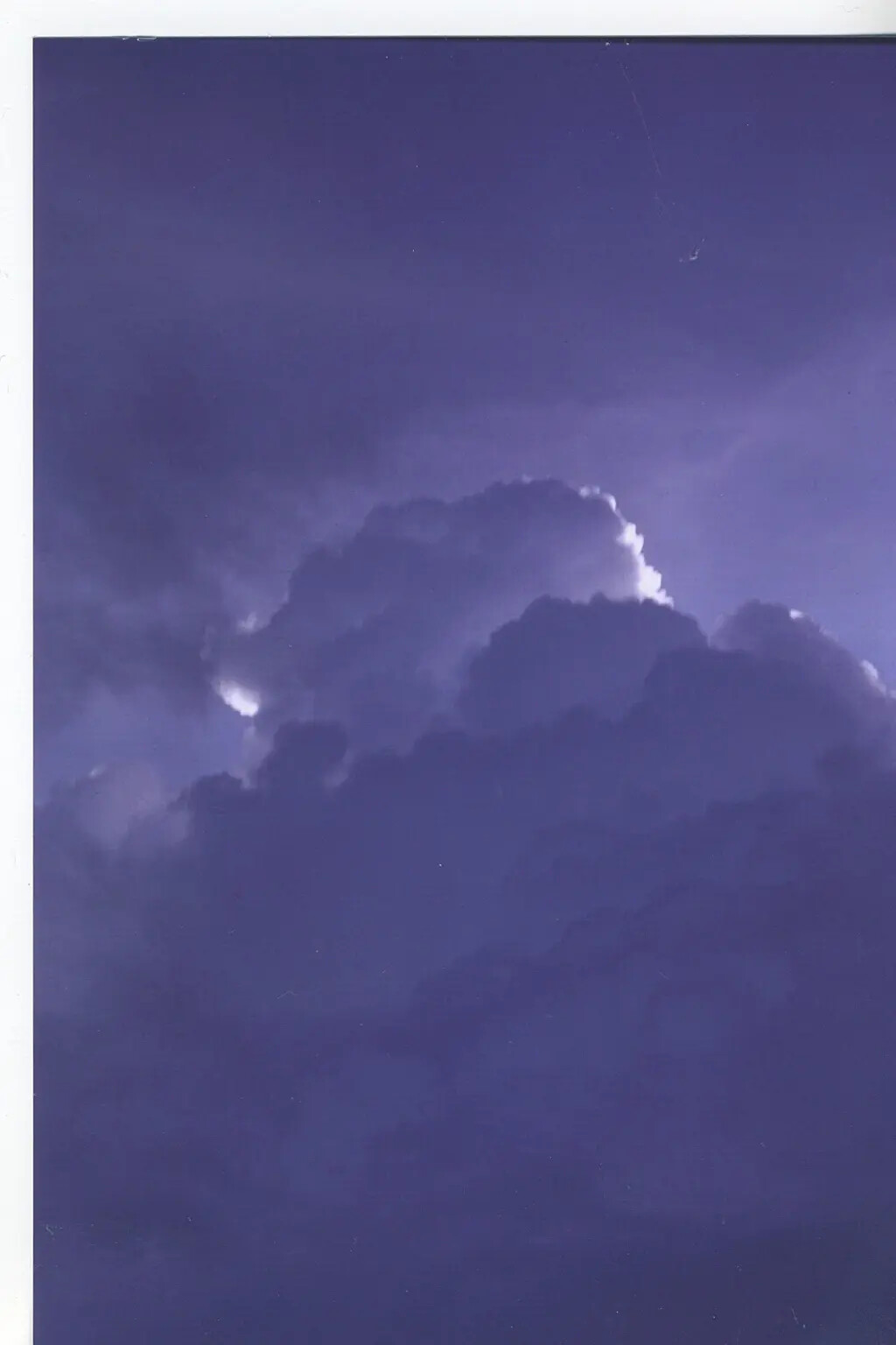 Storm Clouds Photographed in Flight, Rufe Harris 6th SOS Collection