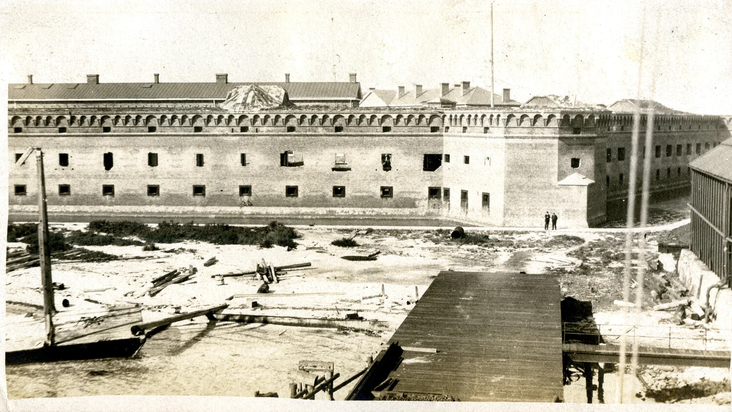 Exterior Walls of Fort Jefferson, Dry Tortugas, Florida