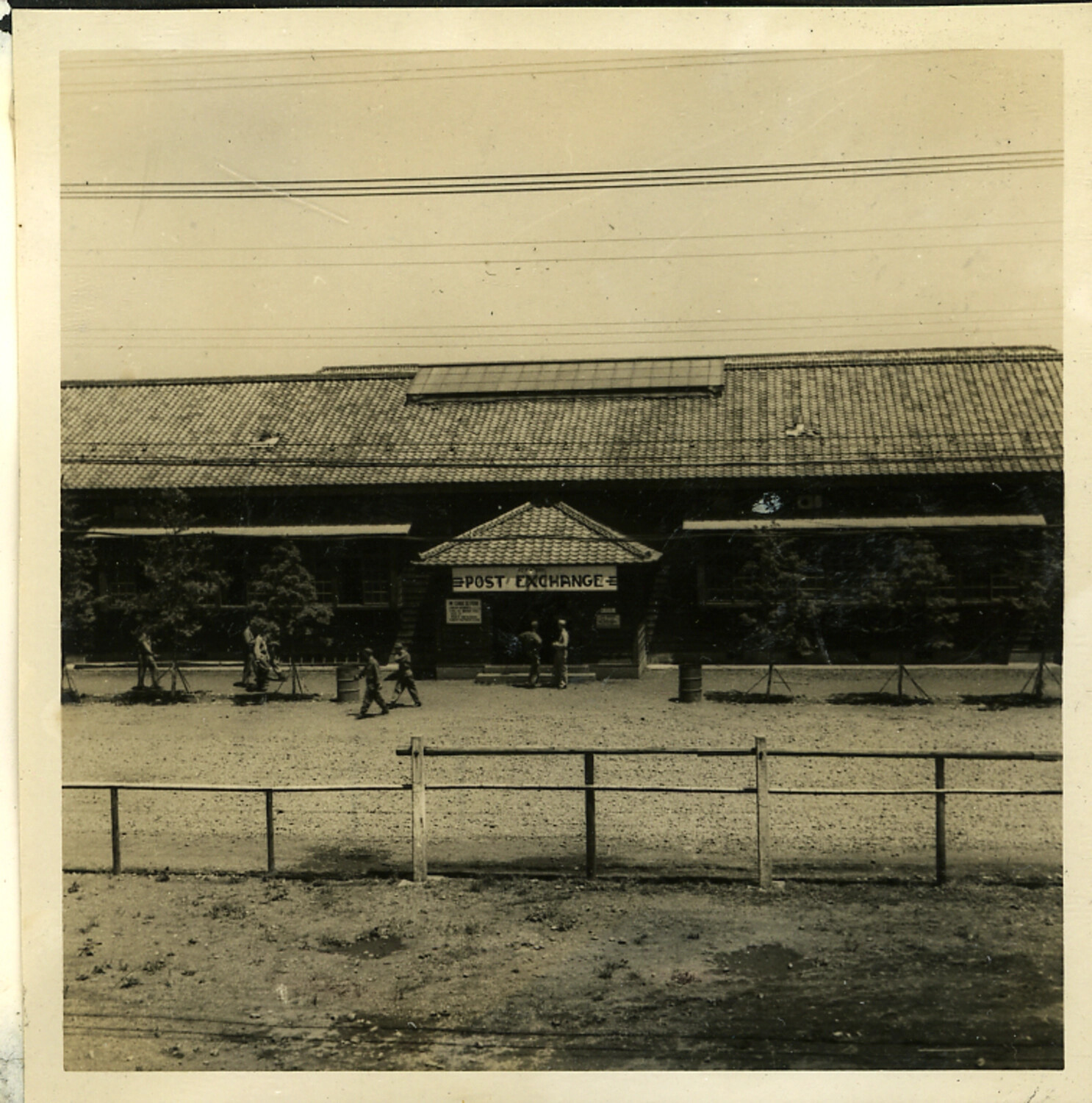 U.S. Army Post Exchange (PX) in Converted Japanese Building, Occupation Era