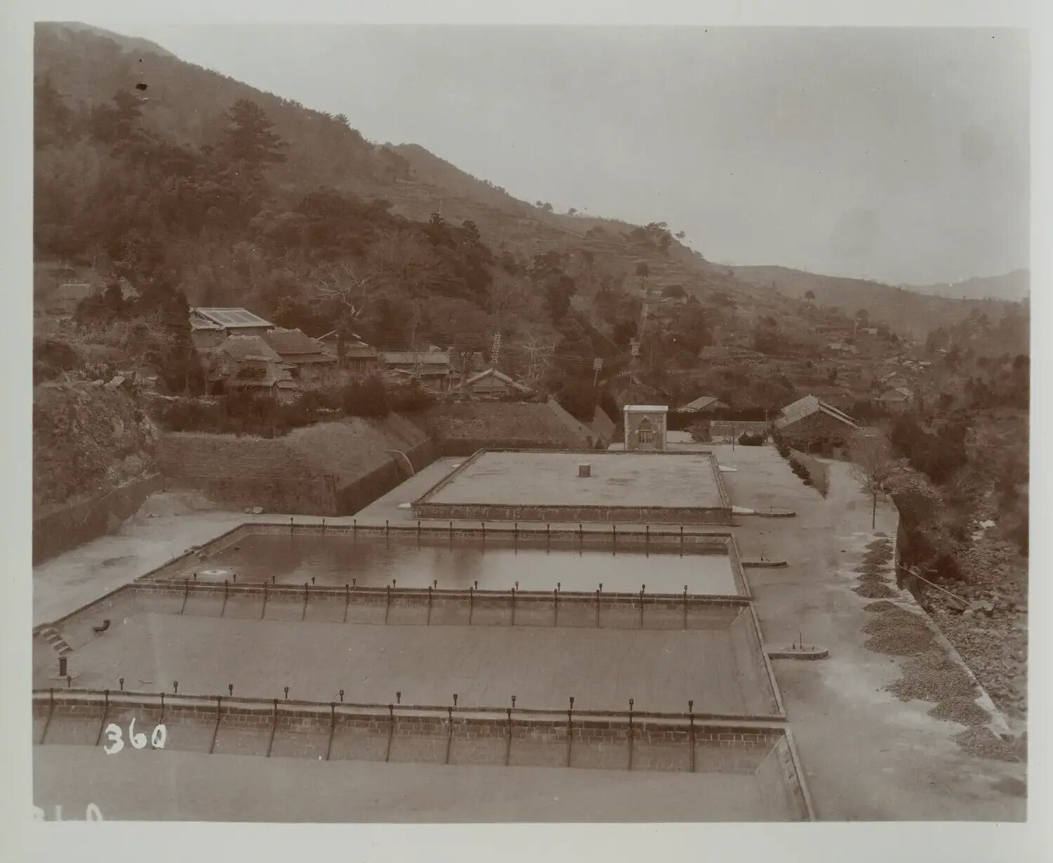 Waterworks Reservoir and Settling Basins, near Manila, Philippines, c. 1890s