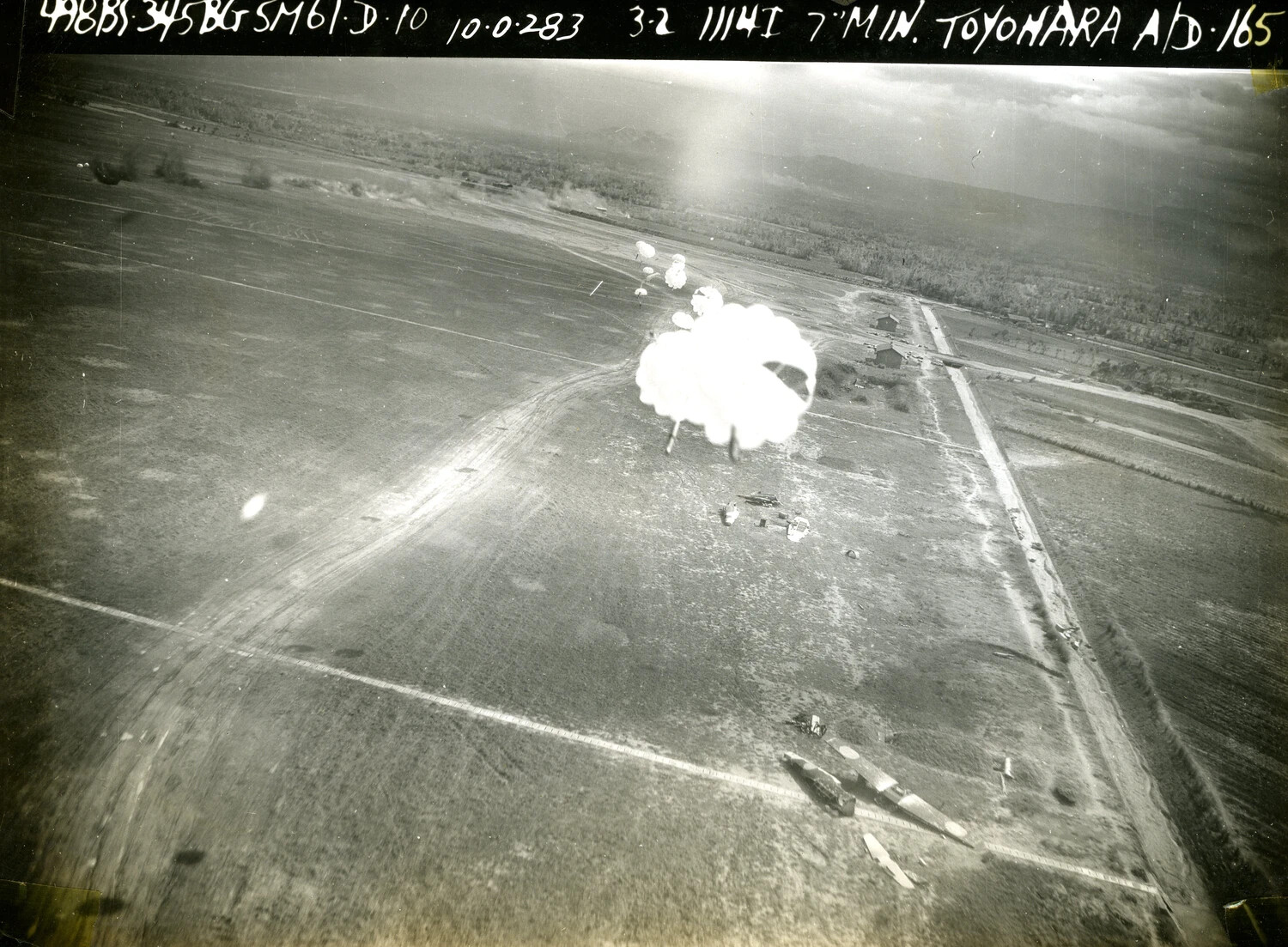 Parafrag Strike Photograph, Toyohara Airdrome