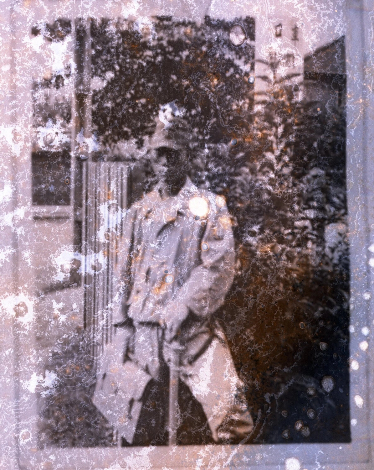Deteriorated Negative, Captured Japanese Reconnaissance Photograph Collection, CBI Theater, WWII