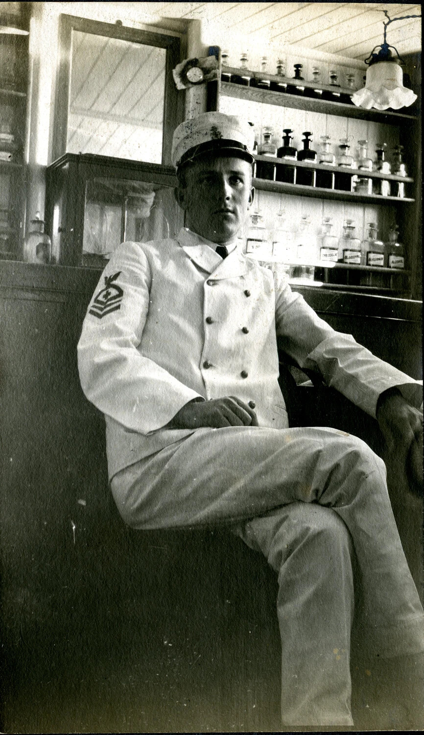 Hospital Steward Westling, U.S. Navy Dispensary (Detail)