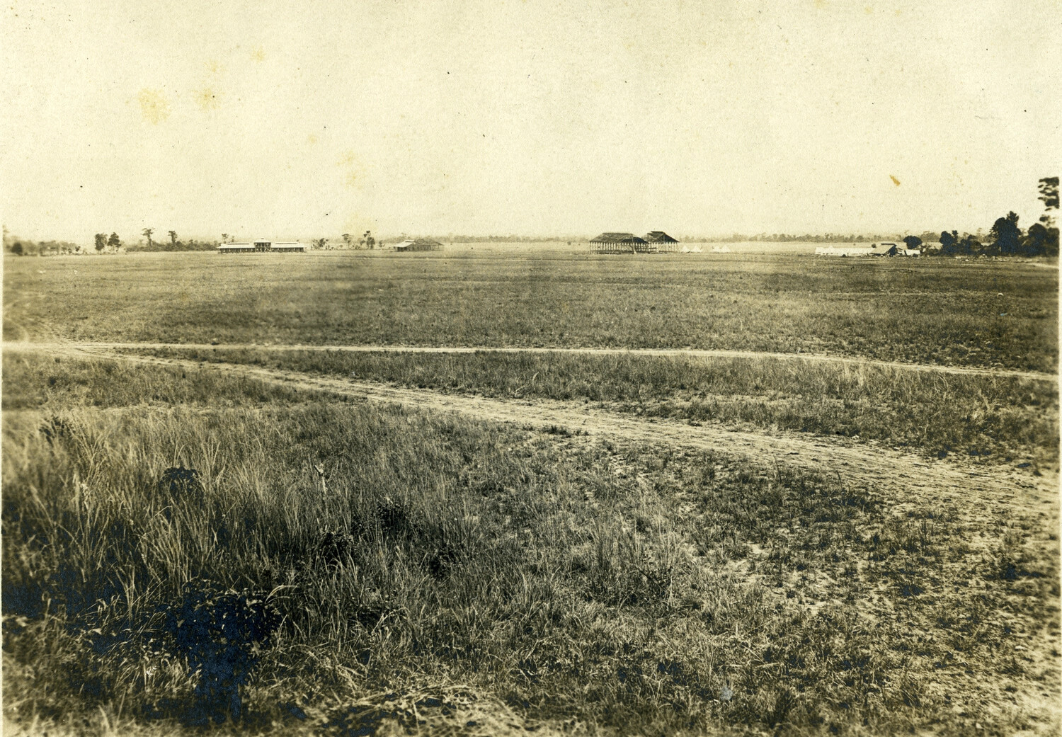 Fort Stotsenburg, Philippine Islands, 1903 - Parade Ground and Post Buildings