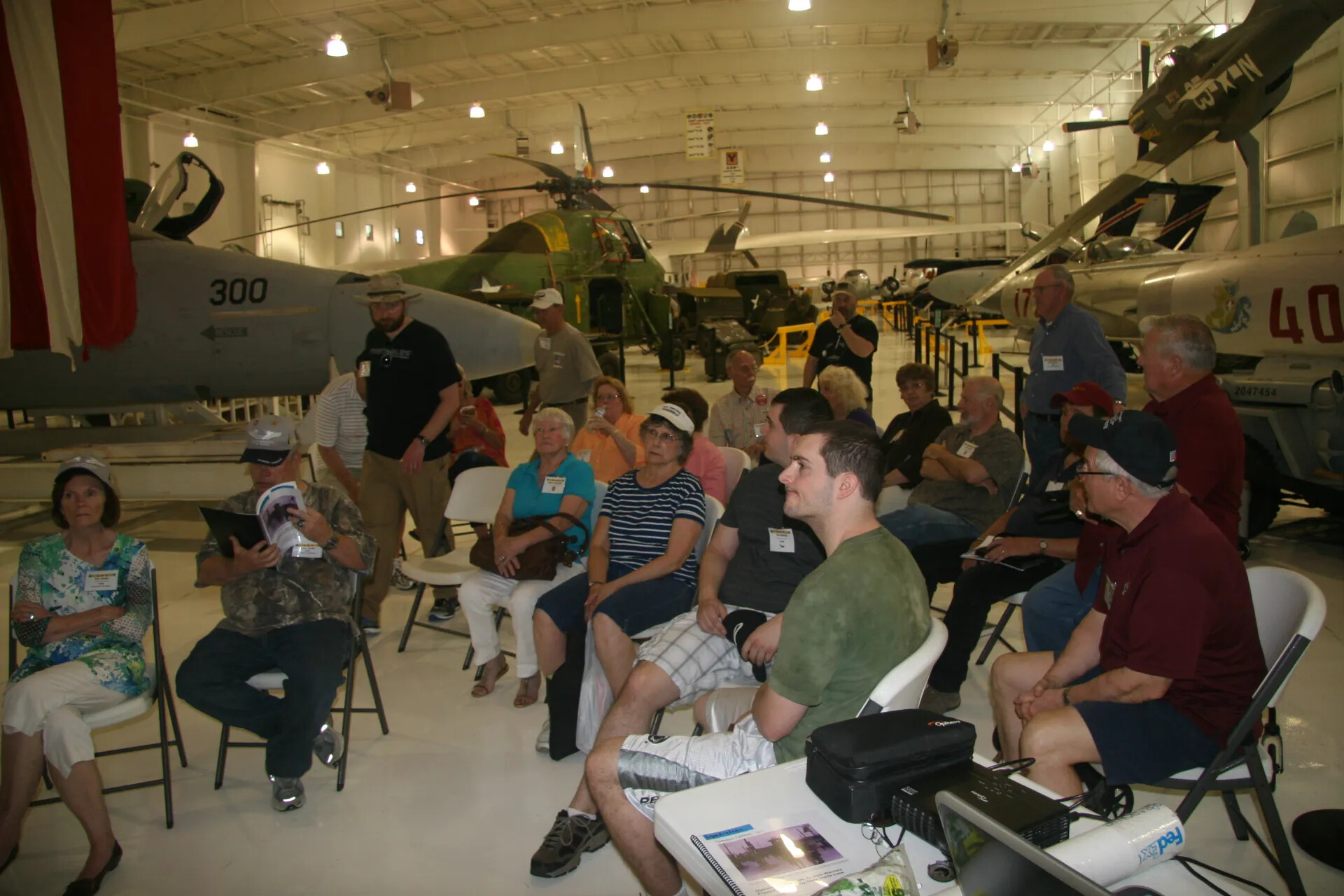 Operation Tailwind Reunion Audience at Aviation Museum Briefing, April 30, 2016