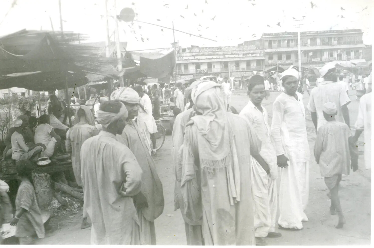 Street Market Scene, China-Burma-India Theater, World War II