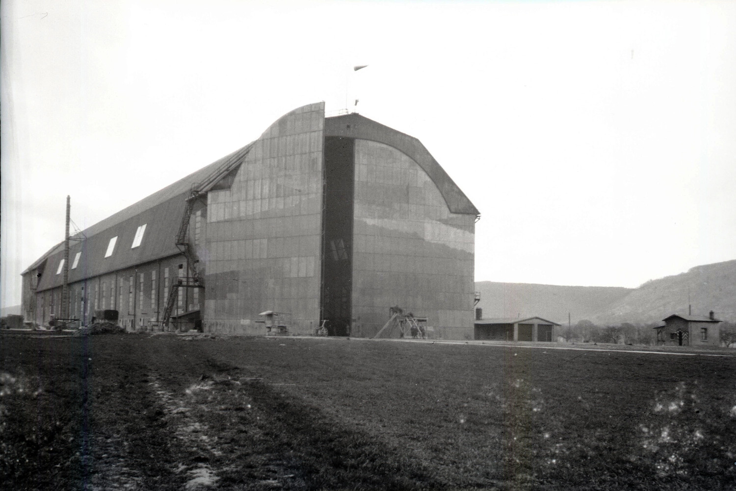Airship Hangar at Trier-Euren, Germany, WWI Era