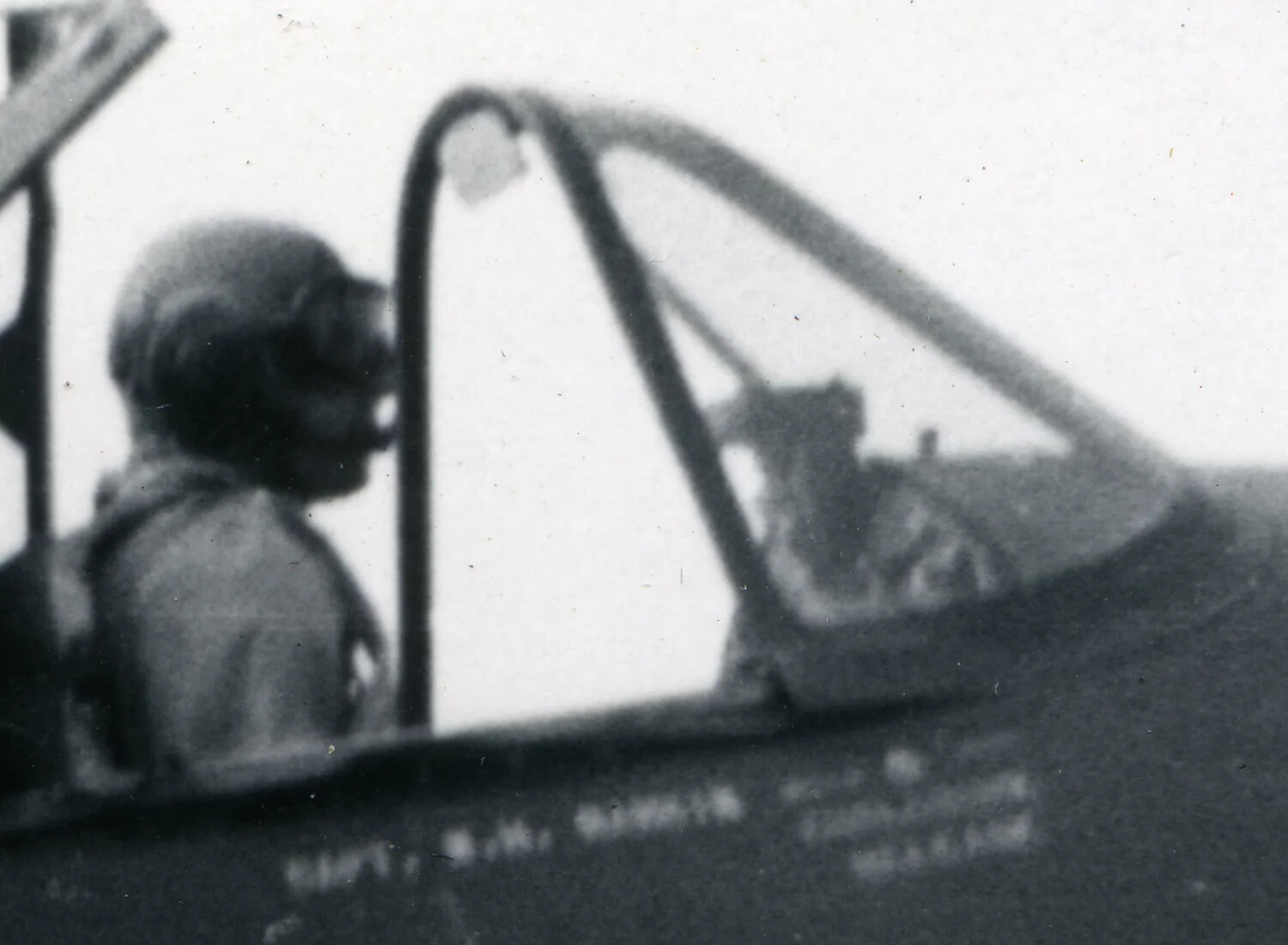 Marine Corps Pilot in F4U Corsair Cockpit, VMF-214 1945 Album