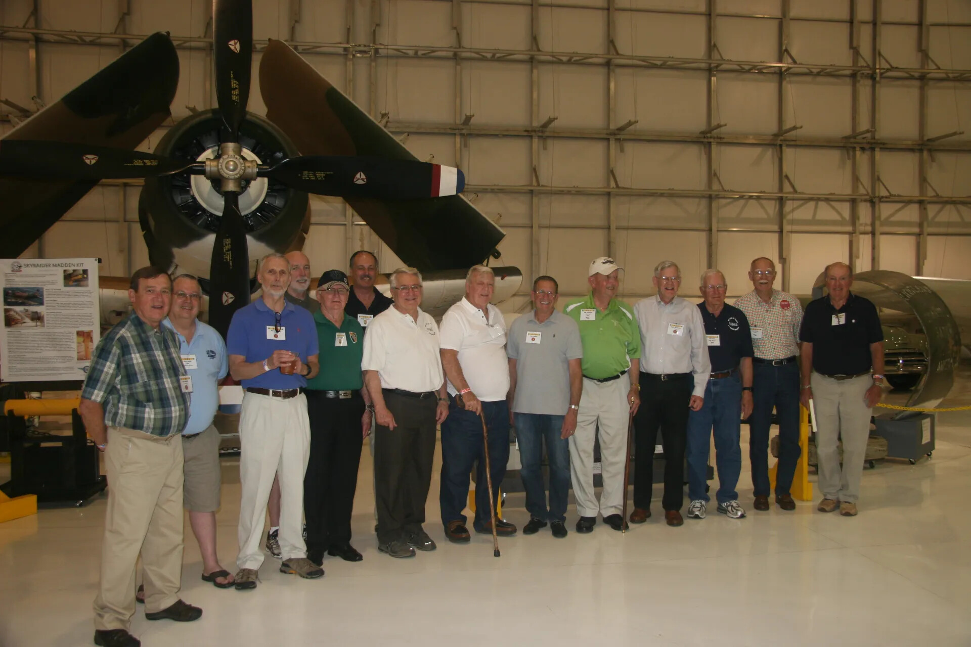 Operation Tailwind Veterans Reunion Group Photo, Aviation Museum, April 2016