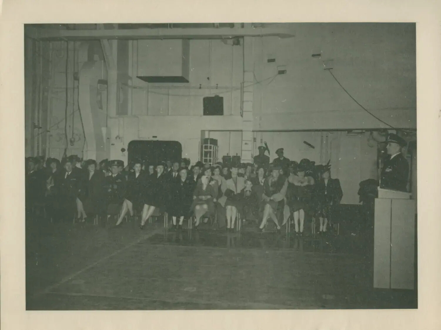 Formal Ceremony in Hangar or Industrial Hall, Petrof Bay Collection