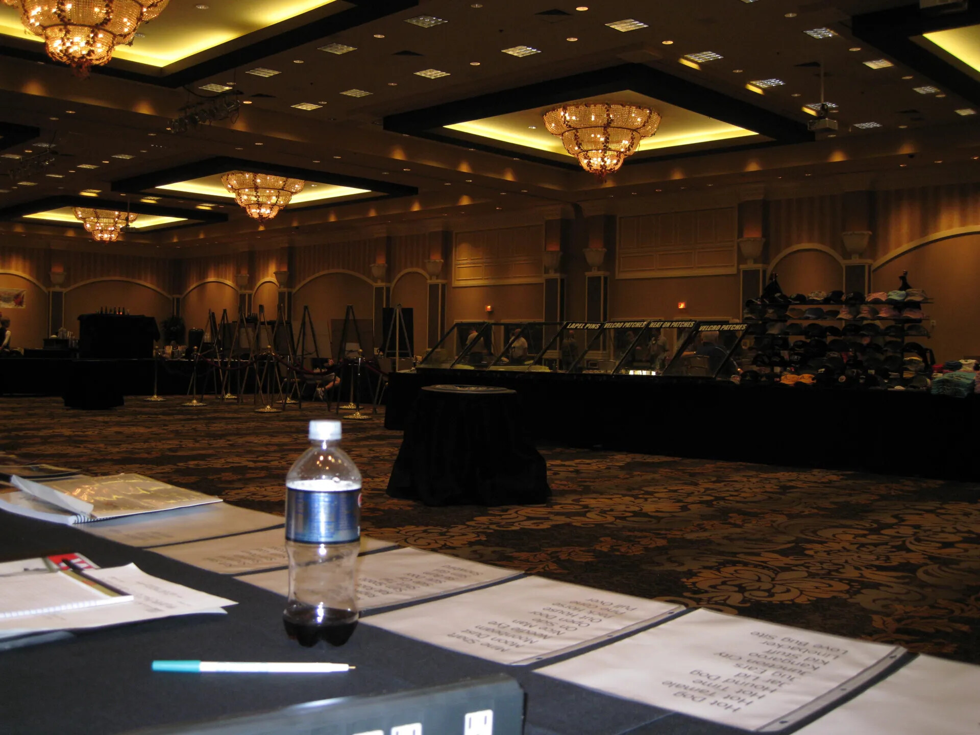 Ballroom Interior with Code-Name Reference Sheets in the Foreground, SOAR XXXVII, Las Vegas, 2013