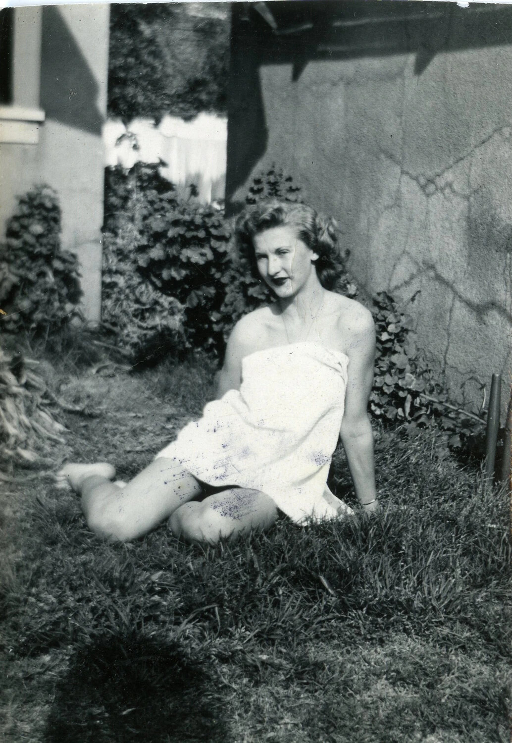 Informal Portrait of a Young Woman, VMF-214 Personal Photo Album (WWII era)